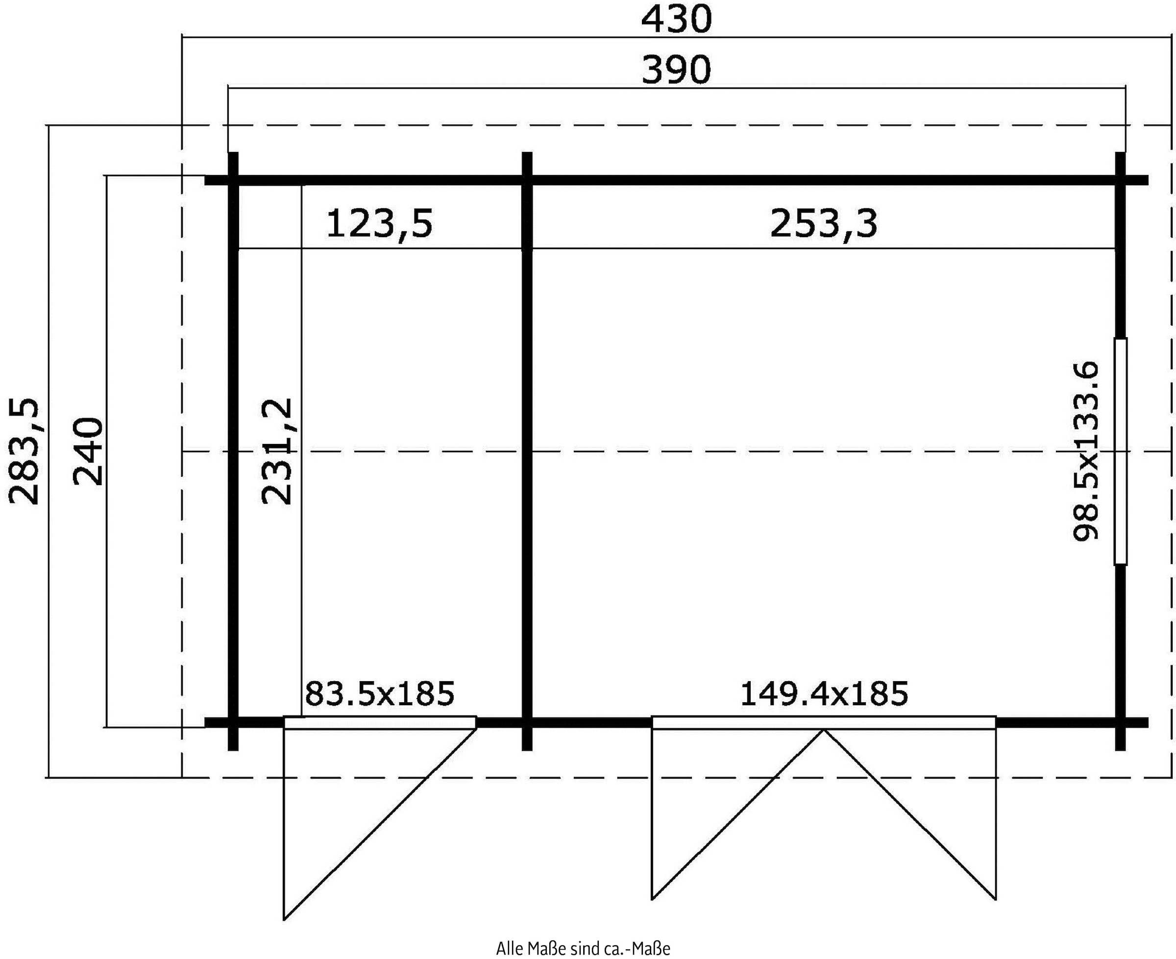 LASITA MAJA Gartenhaus »WREXHAM«