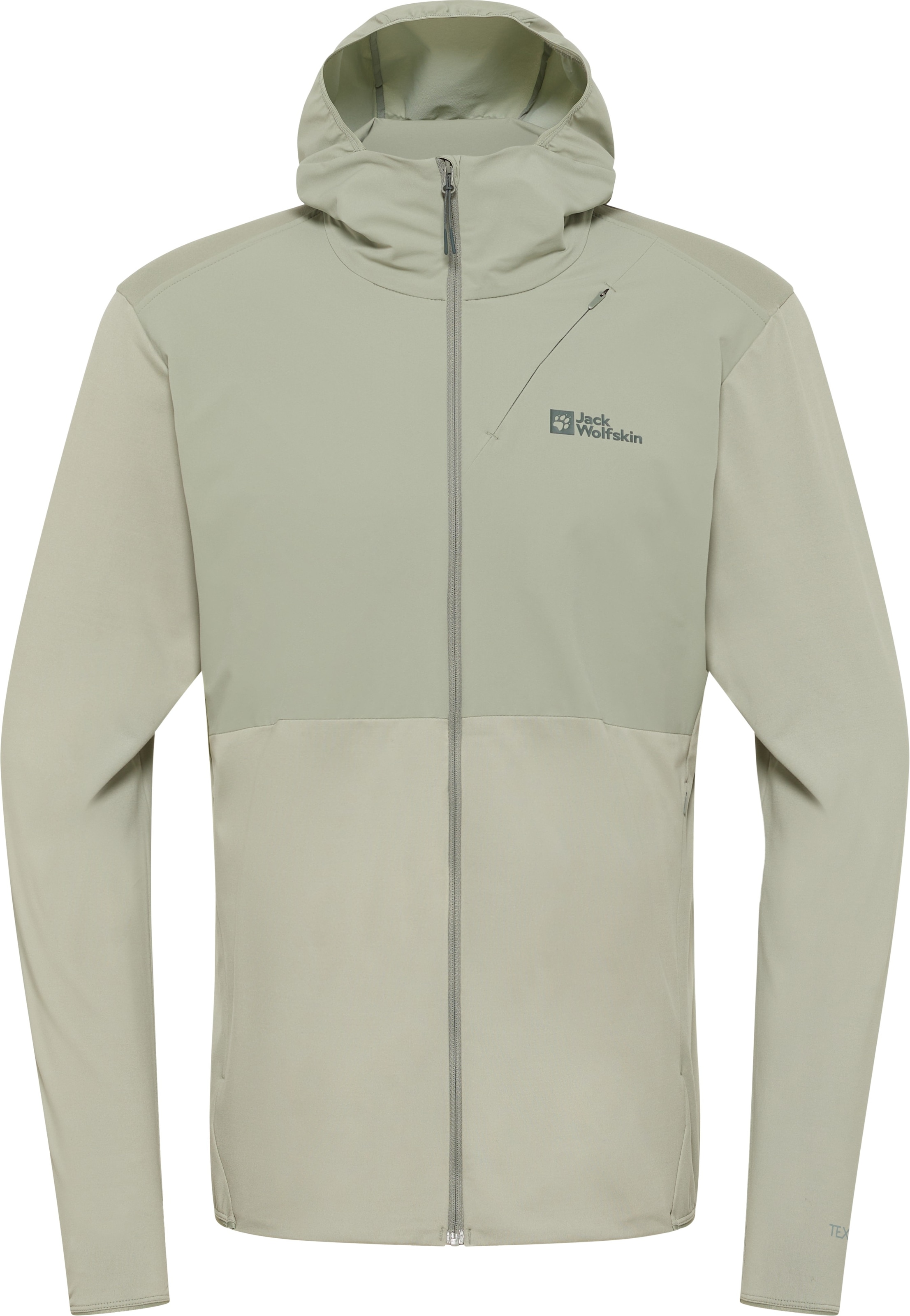 Jack Wolfskin Kapuzenfleecejacke »PRELIGHT TRAIL HOODY M«, mit Kapuze