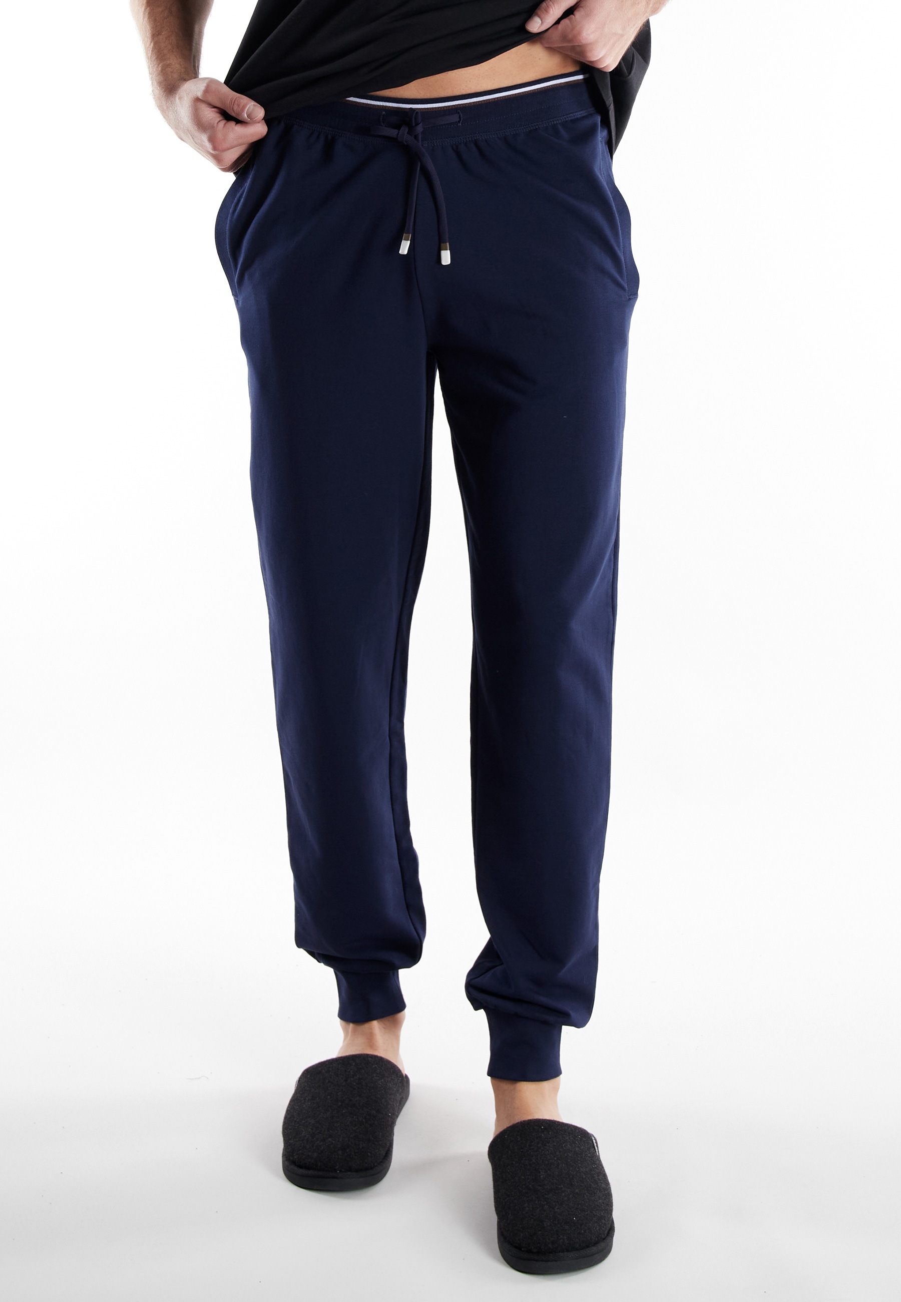 bugatti Pyjamahose "Bologna" mit Seitentaschen, niedriger Bund, bequem, ela günstig online kaufen