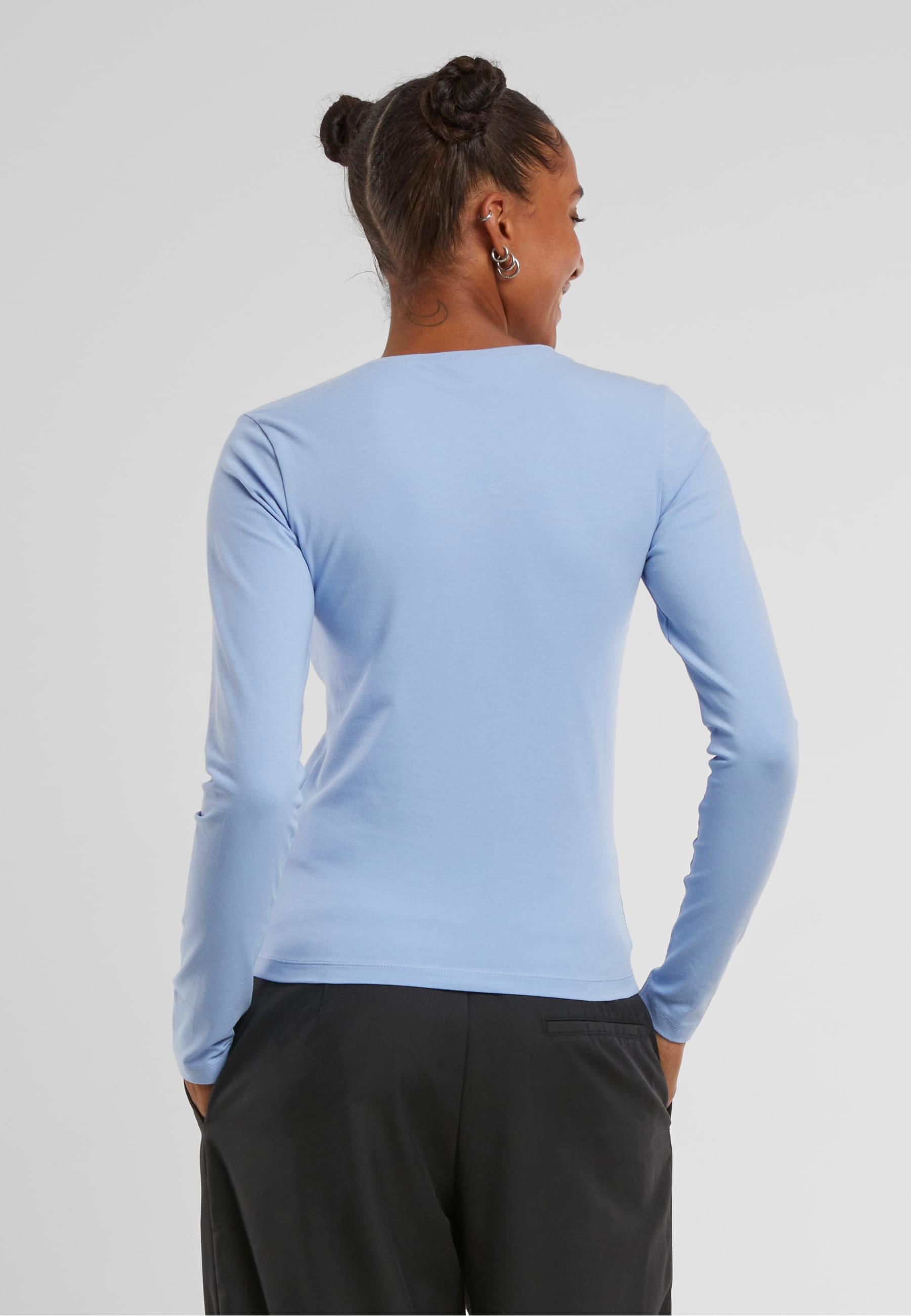 URBAN CLASSICS Longsleeve »Urban Classics Ladies Basic Super Slim Longsleeve«, (1 tlg.)