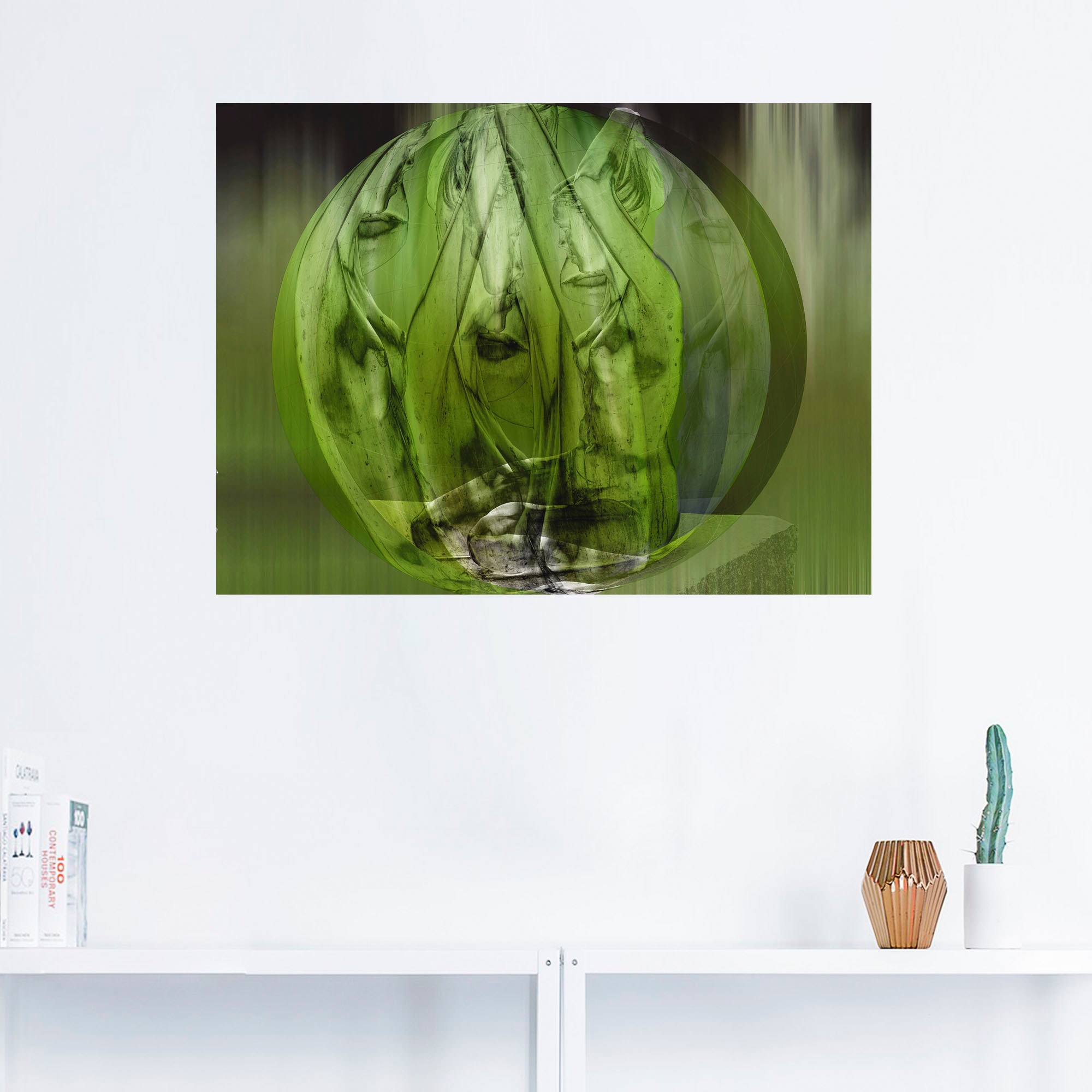 Artland Wandbild »Traumreise«, Frau, (1 St.), als Alubild, Leinwandbild, Wandaufkleber oder Poster in versch. Größen