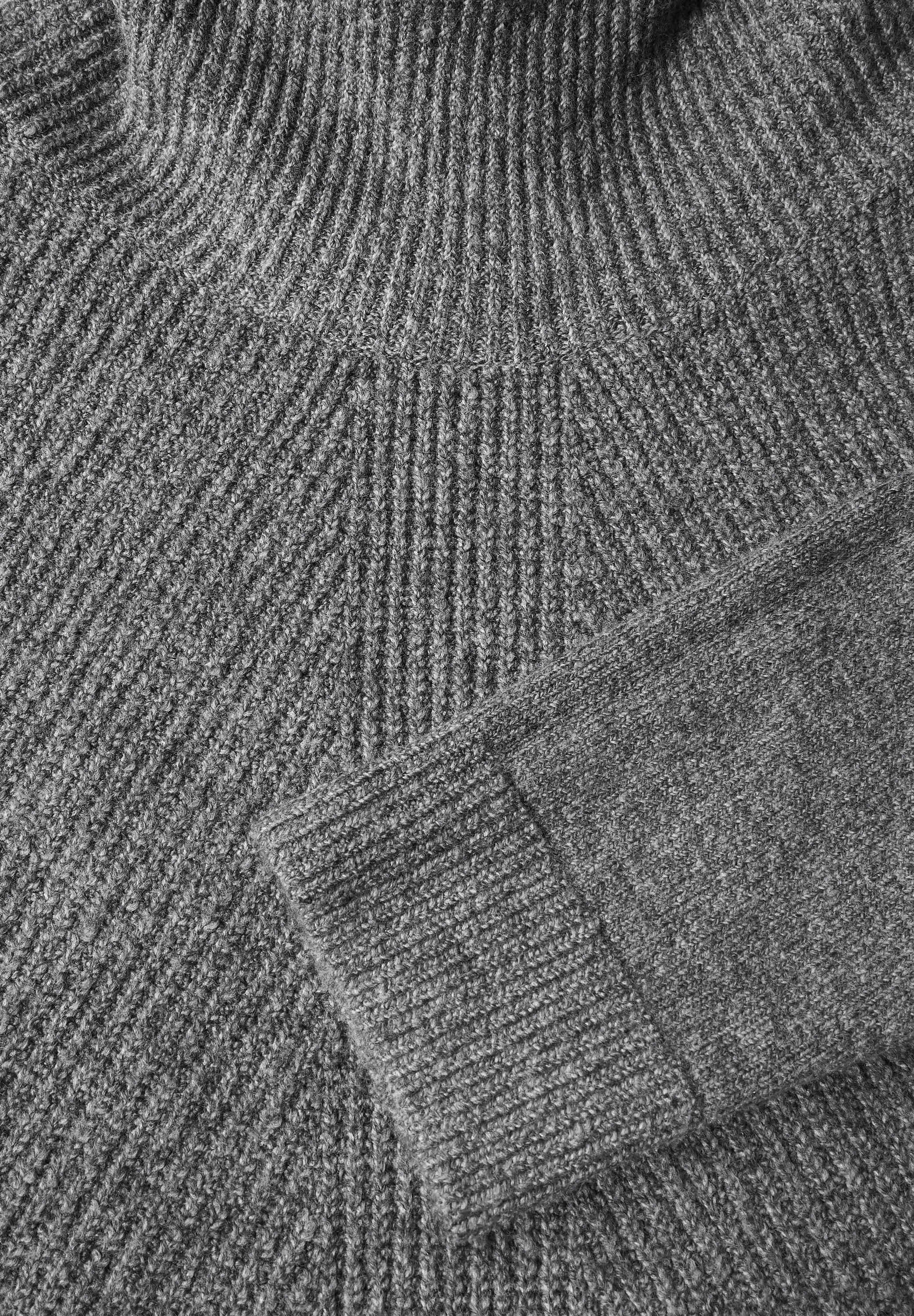 Cecil Rollkragenpullover, aus softem Materialmix