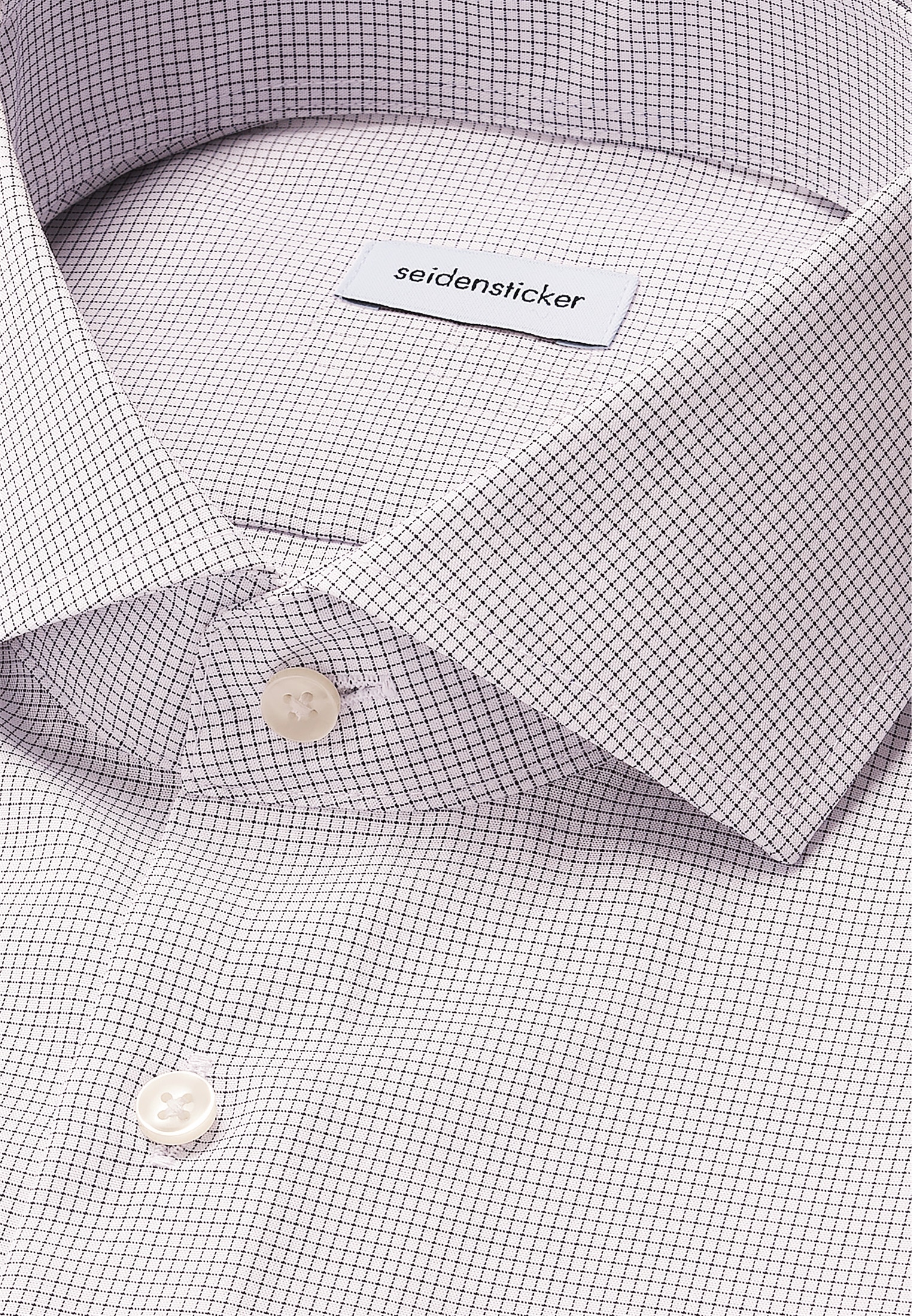 seidensticker Businesshemd »Schwarze Rose«, Slim 1/1 Kentkragen Karo