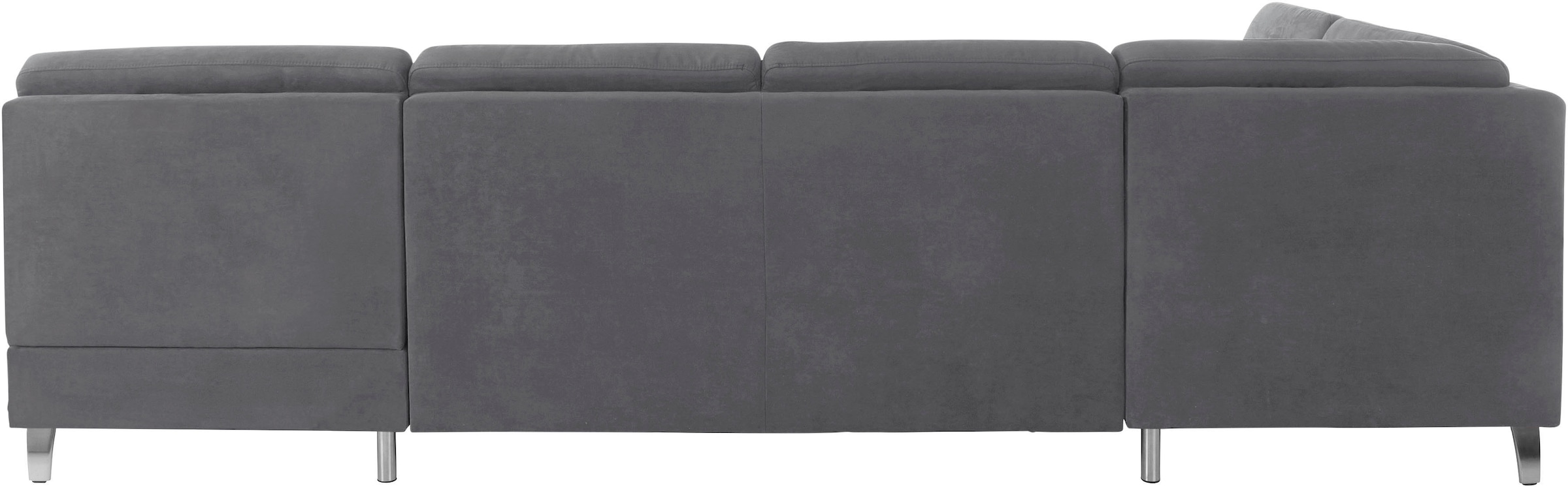 sit&more Wohnlandschaft »Clio U-Form«, wahlweise mit Bettfunktion und Bettkasten, inklusive Federkern