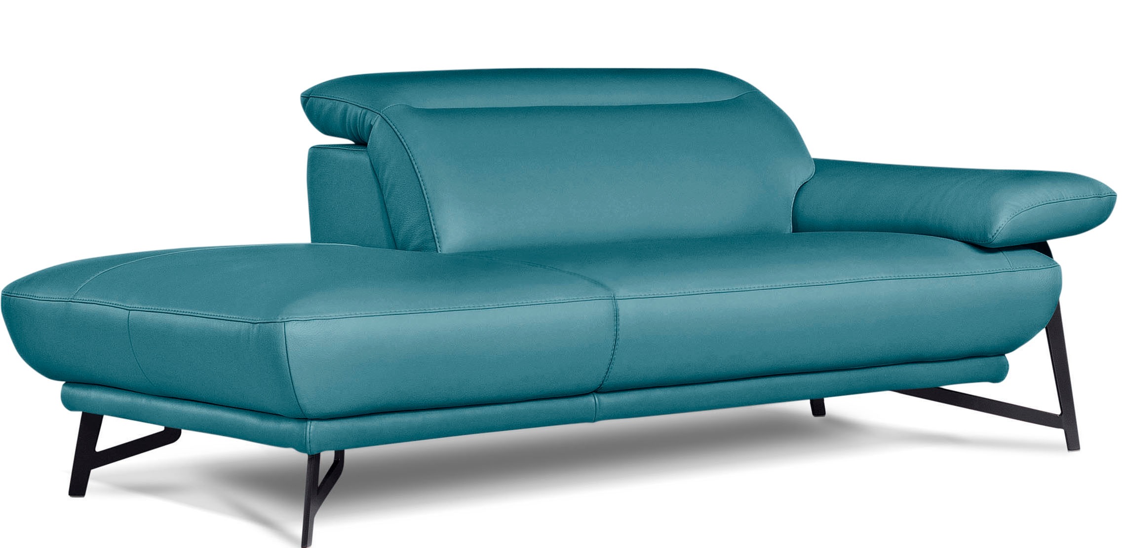 Egoitaliano Polstergarnitur »Anais, Design mit hohem Sitzkomfort für mehr Bequemlichkeit«, Set: bestehend aus Sofa und Ottomane, inkl. Kopfteilverstellung