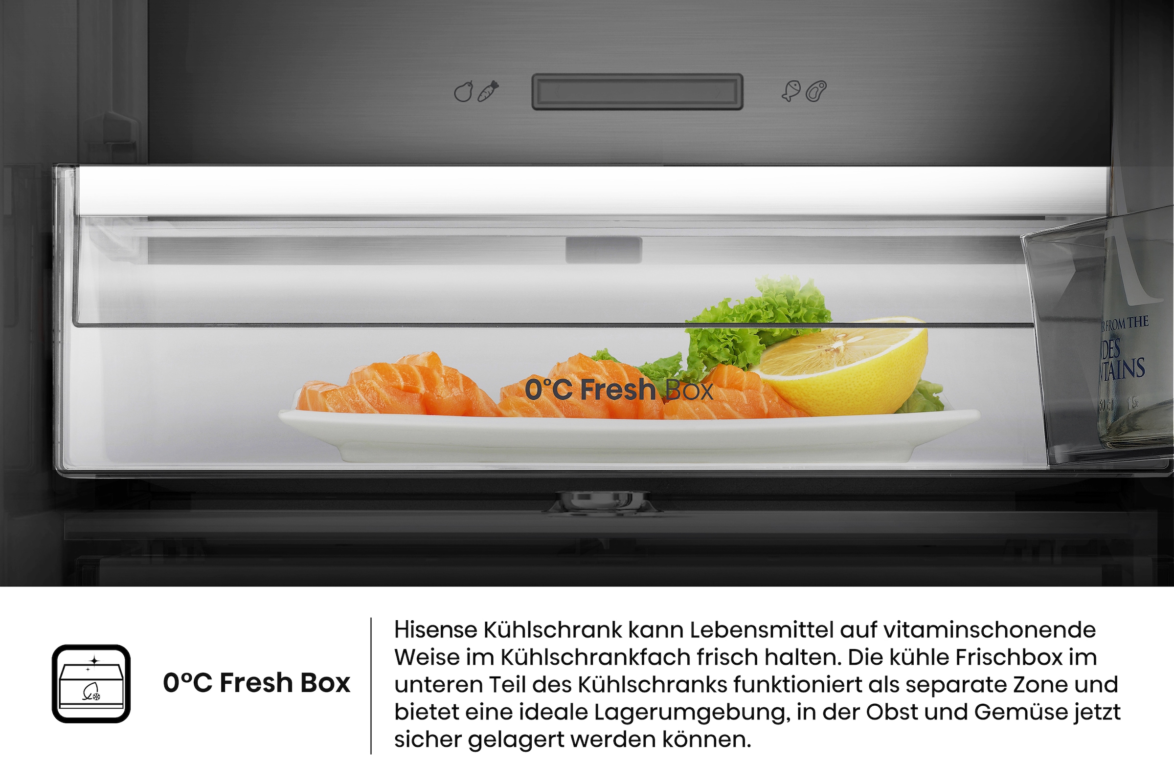 Hisense Kühl-/Gefrierkombination »RB5P410SACC«, BigVolume - 413 Liter Volumen