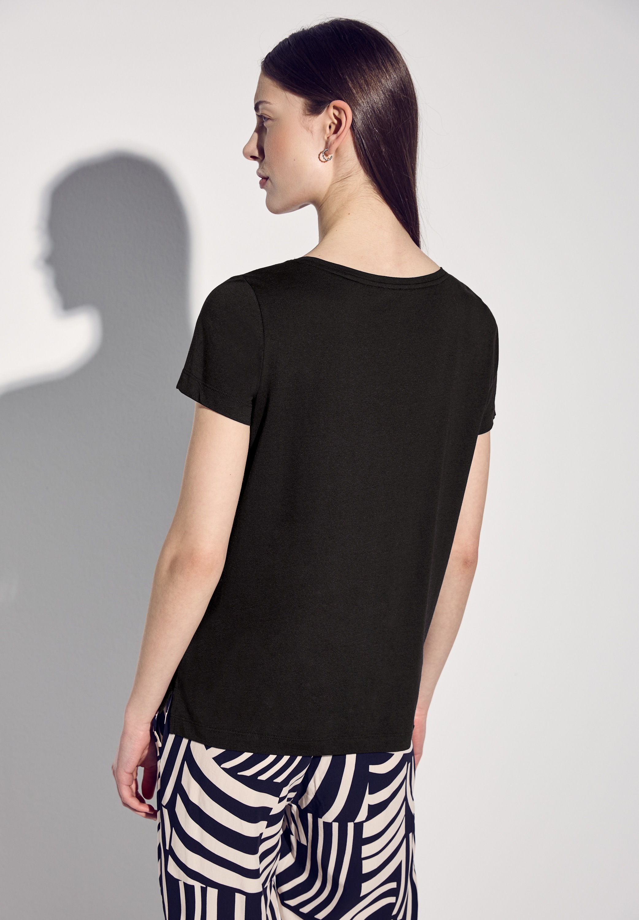 STREET ONE T-Shirt, im soften Baumwoll-Mix