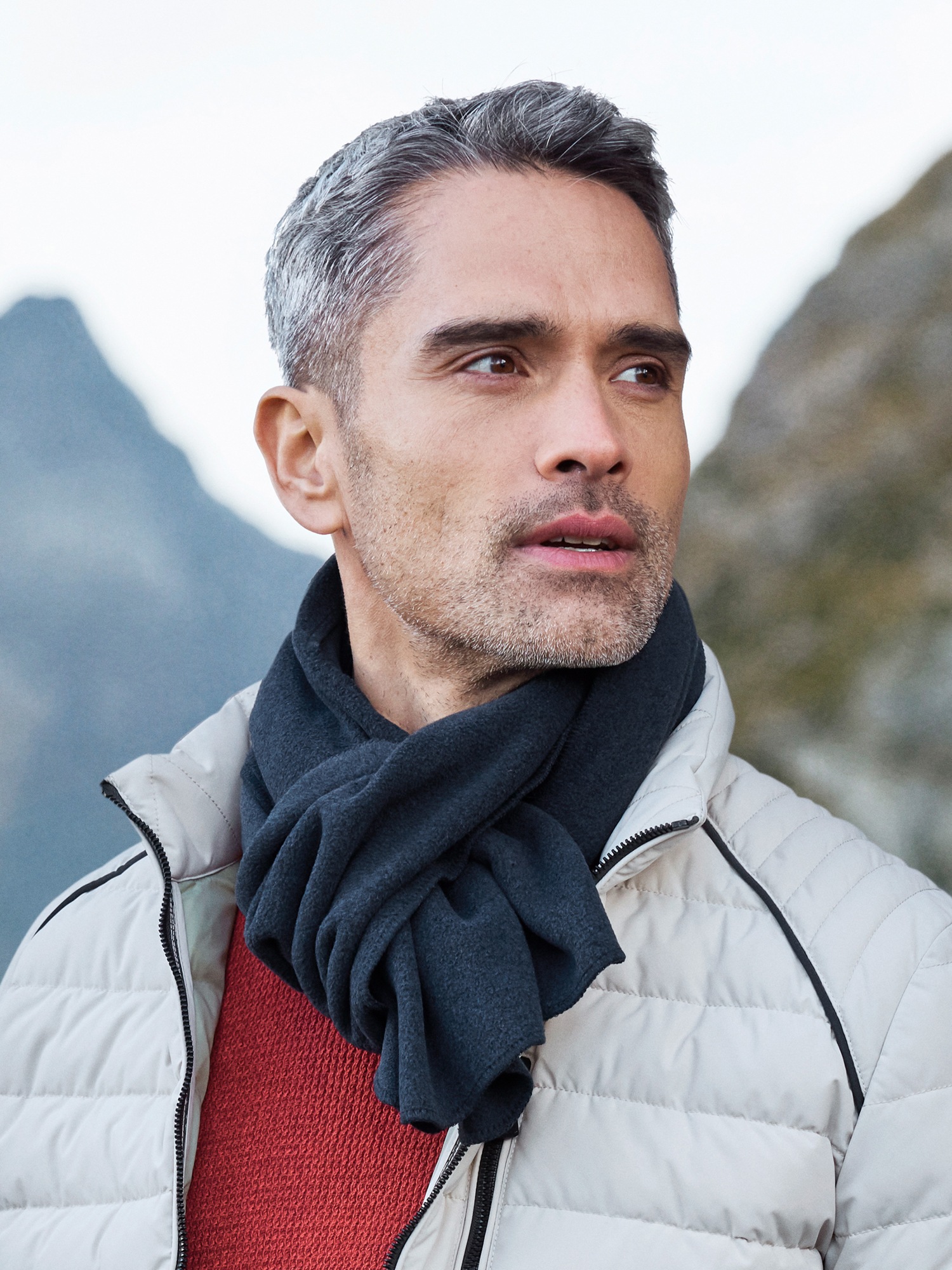 LERROS Strickschal »LERROS Fleece-Schal für Herren«