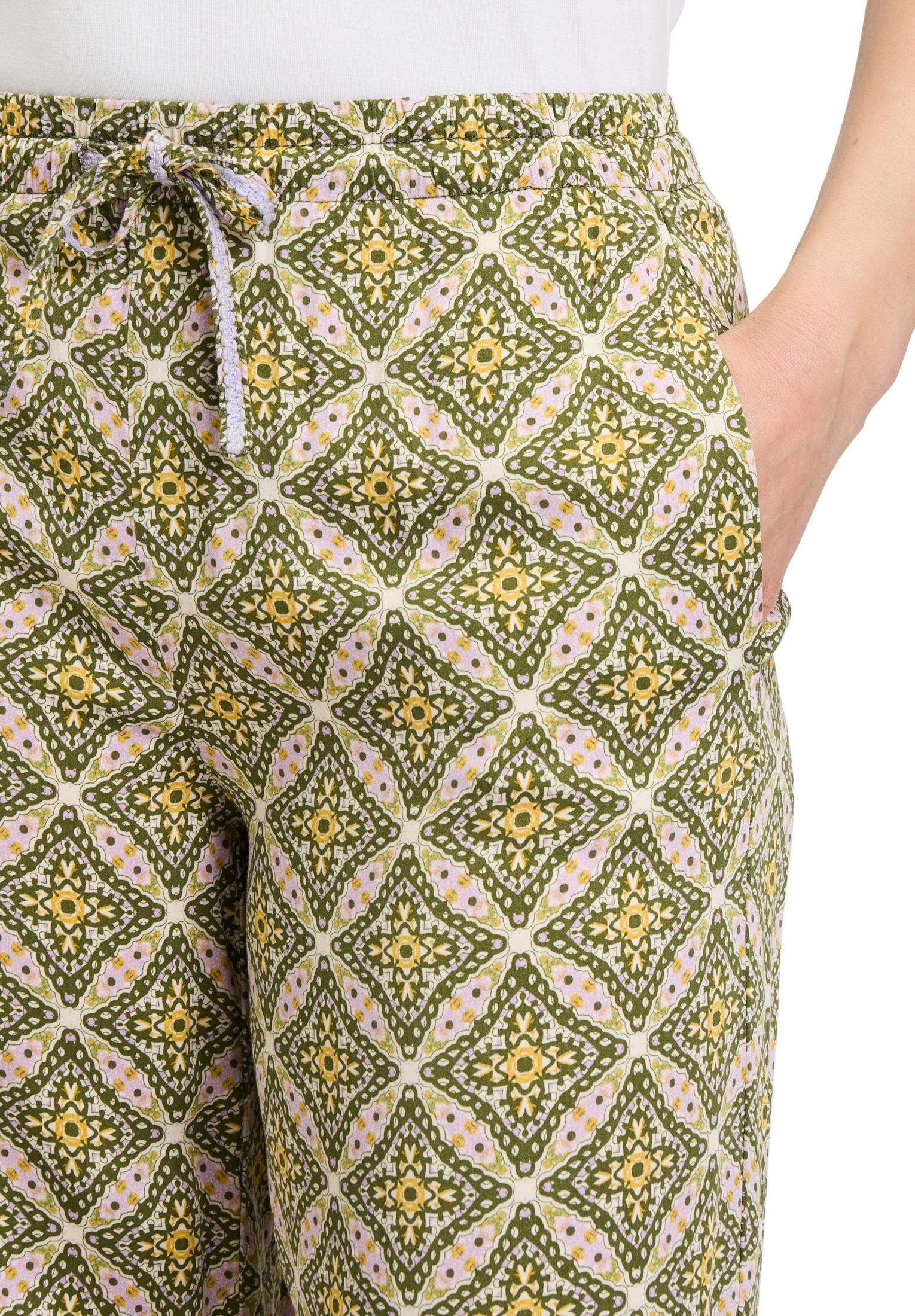 Cartoon Palazzohose »Cartoon Palazzo-Hose mit Gummizug«, Bindeband