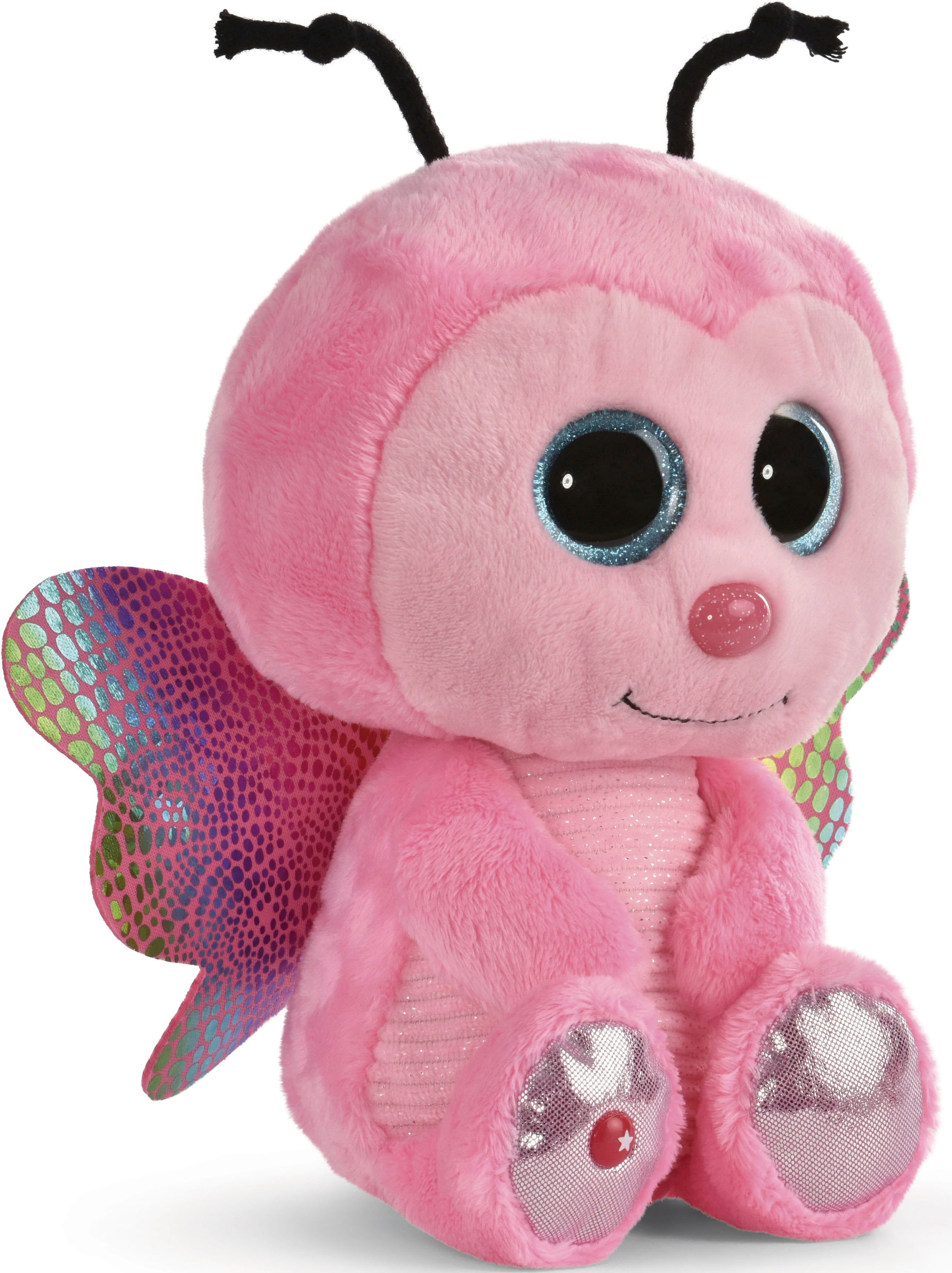 Nici Kuscheltier »Glubschis, Schmetterling Lilli Papilli, 25 cm«, schlenkernd; enthält recyceltes Material (Global Recycled Standard)
