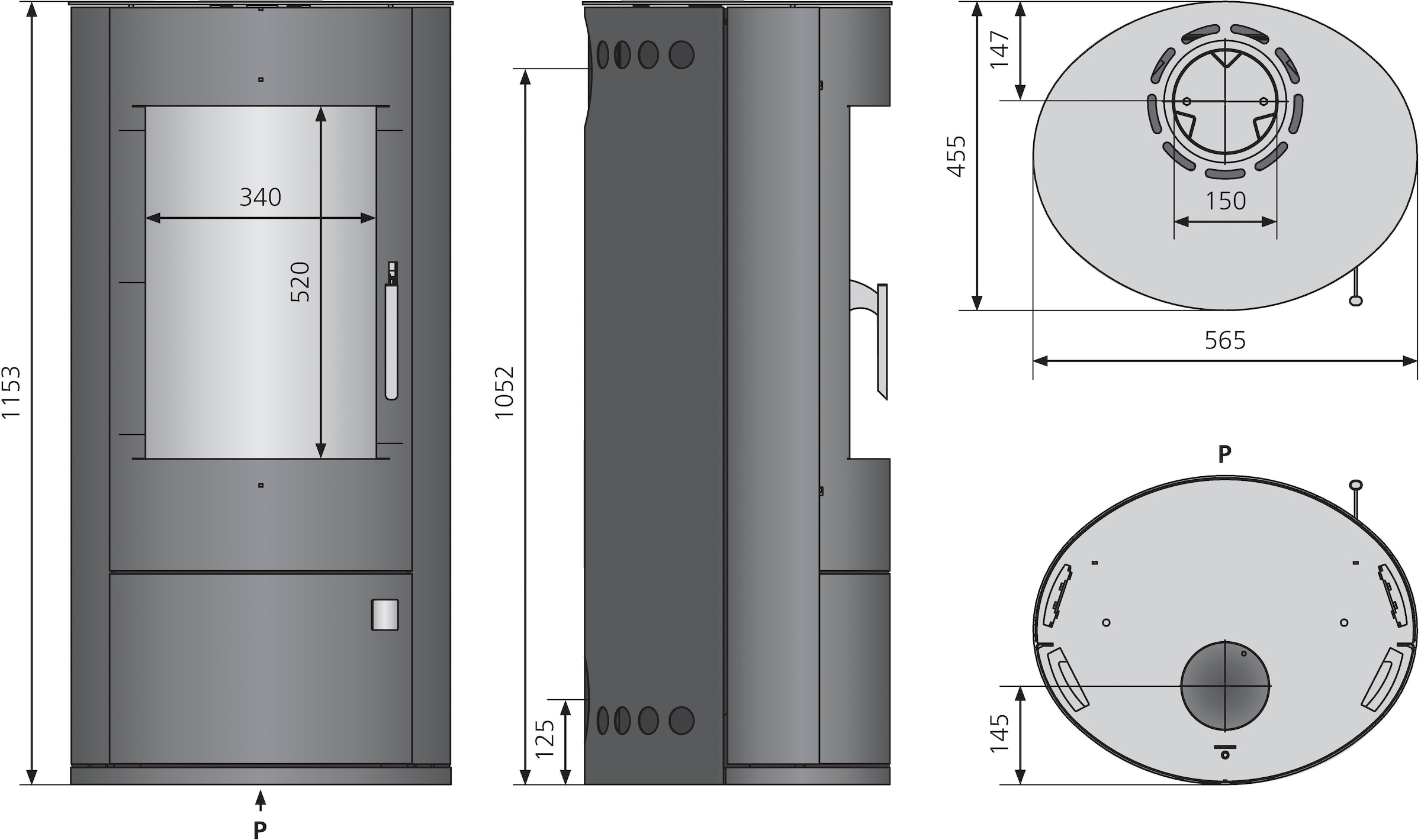 JUSTUS Kaminofen »Austin«