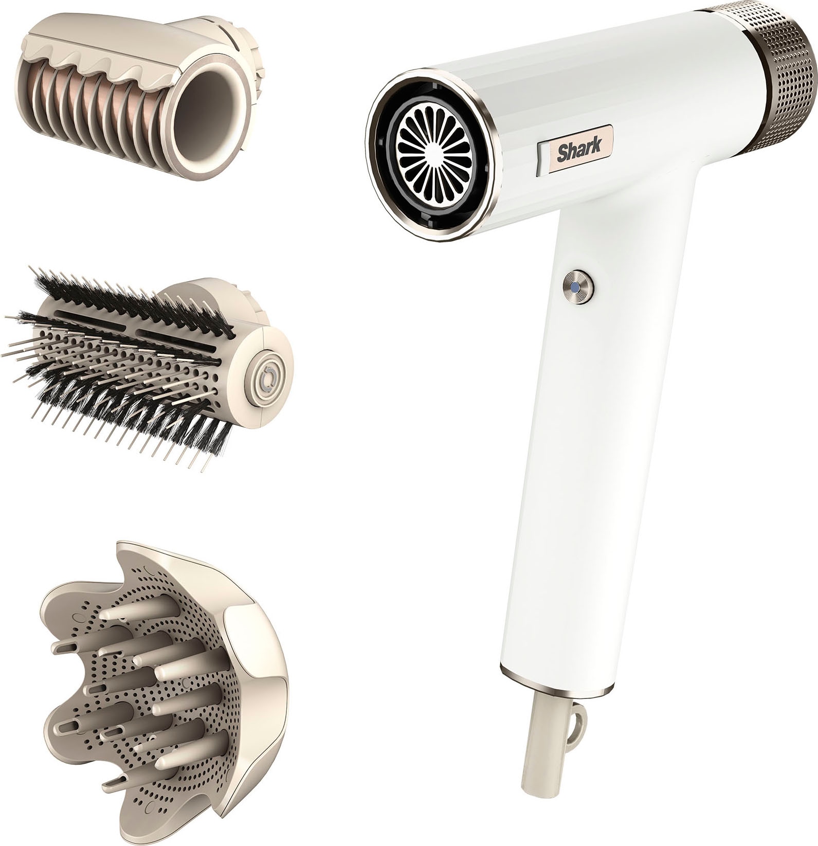 Shark Multihaarstyler "SpeedStyle HD334EU" 3 Aufsätze 3 Aufsätze zum Glätten und Wellen der Haare