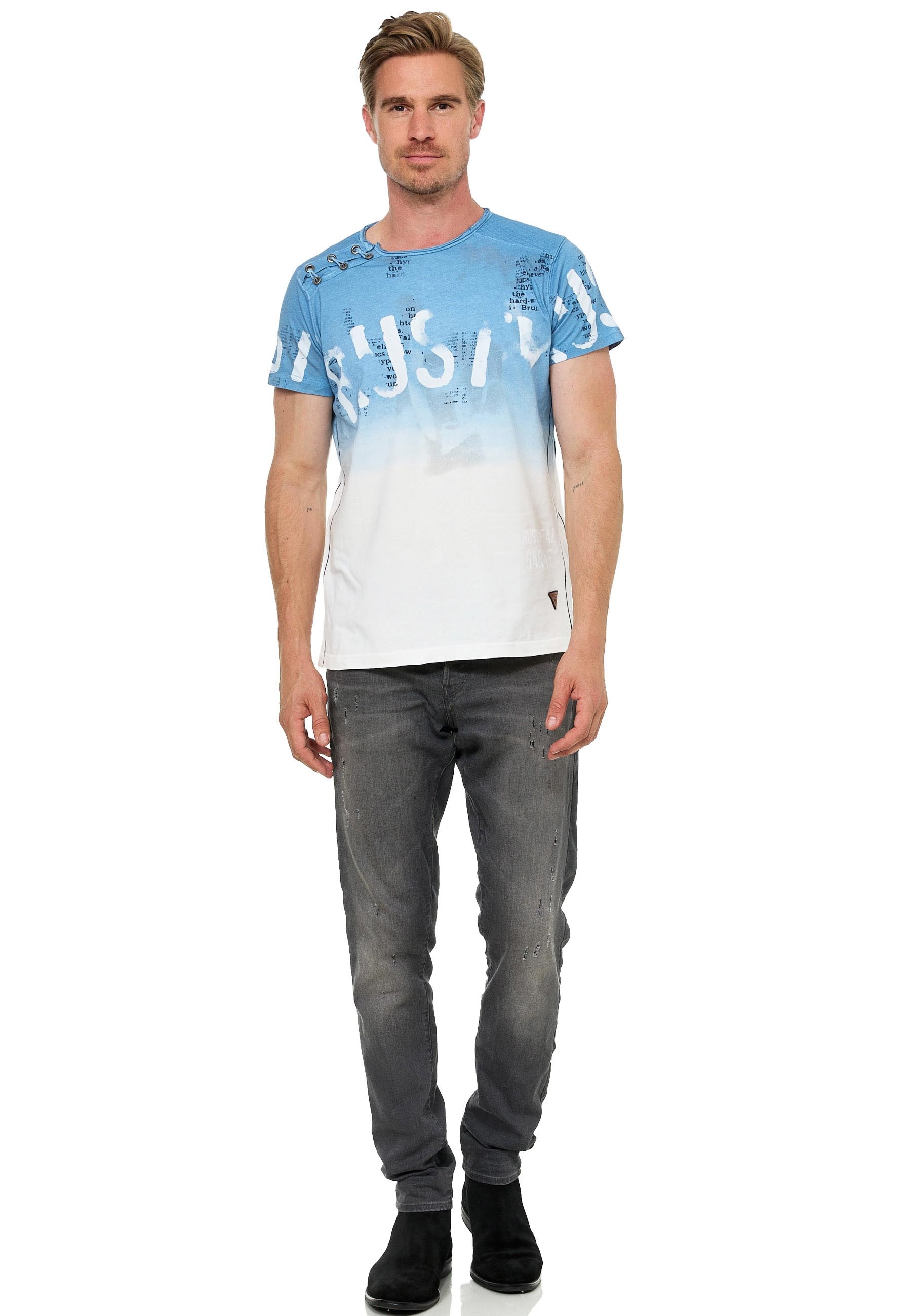 Rusty Neal T-Shirt, mit farblichem Übergang