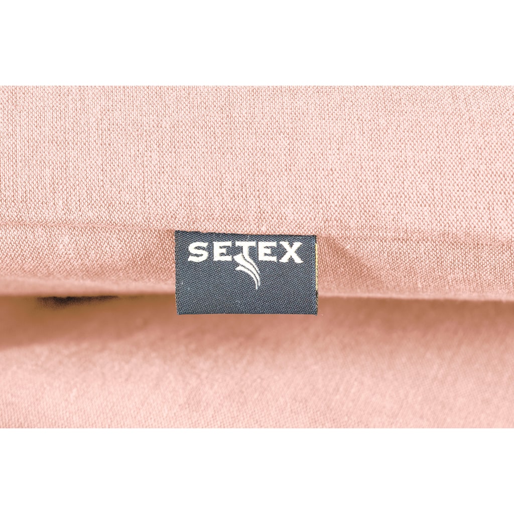 SETEX Bettwäsche »Setex Halbleinen«, (2 tlg.)