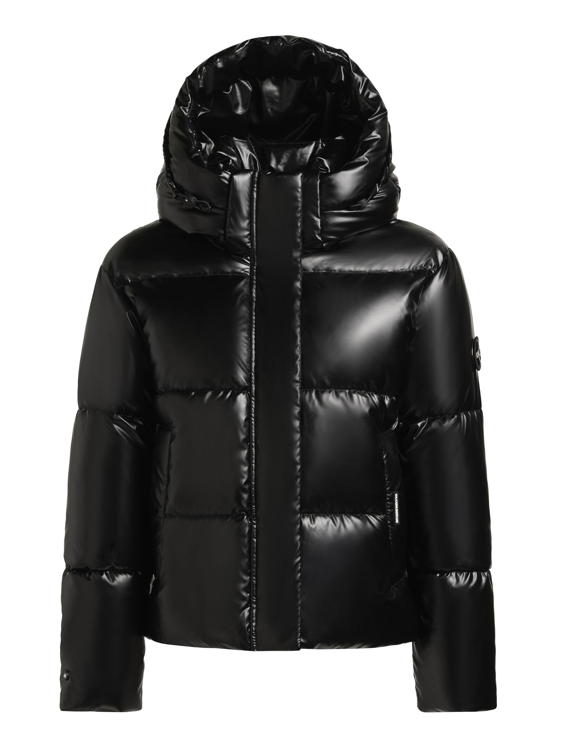 khujo Steppjacke »Devina Shiny-YM«, mit Kapuze, Glänzende kurze Winterjacke für Damen