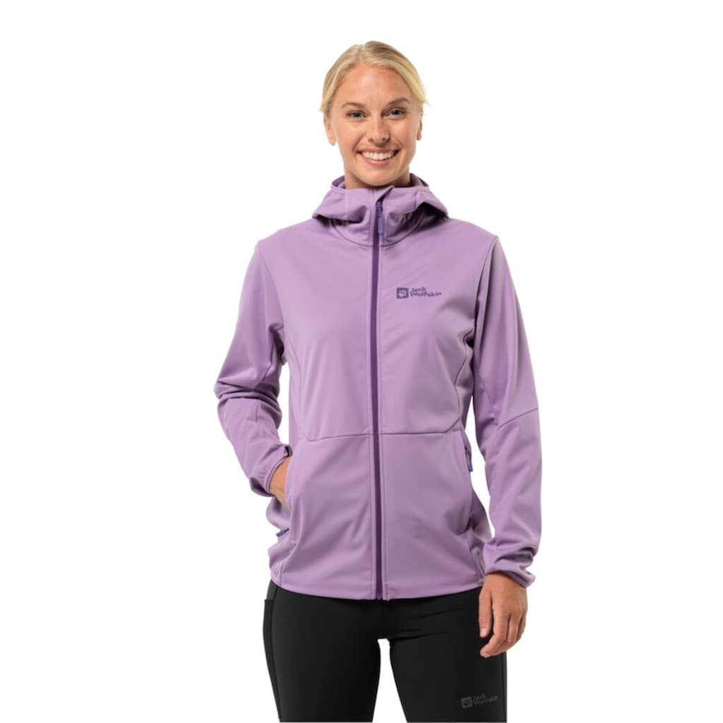 Jack Wolfskin Softshelljacke »FELDBERG HOODY W«, mit Kapuze