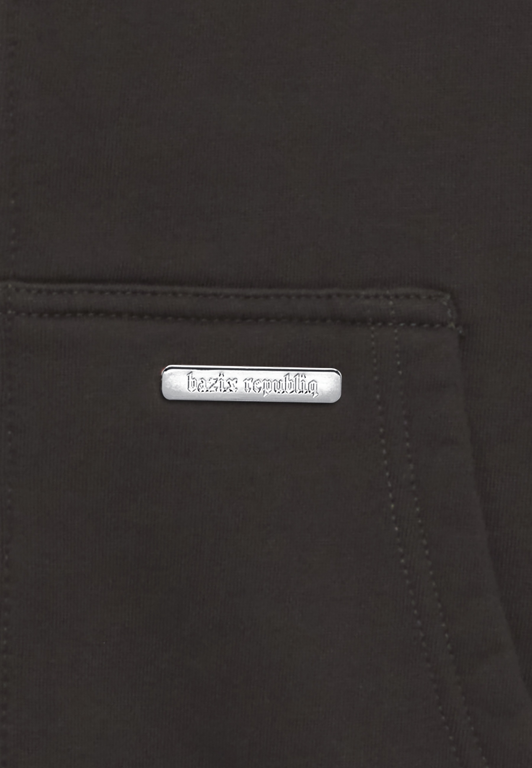 Dropsize Kapuzenpullover »Dropsize Herren Bazix Republiq Super Heavy Rib Zipper« 1