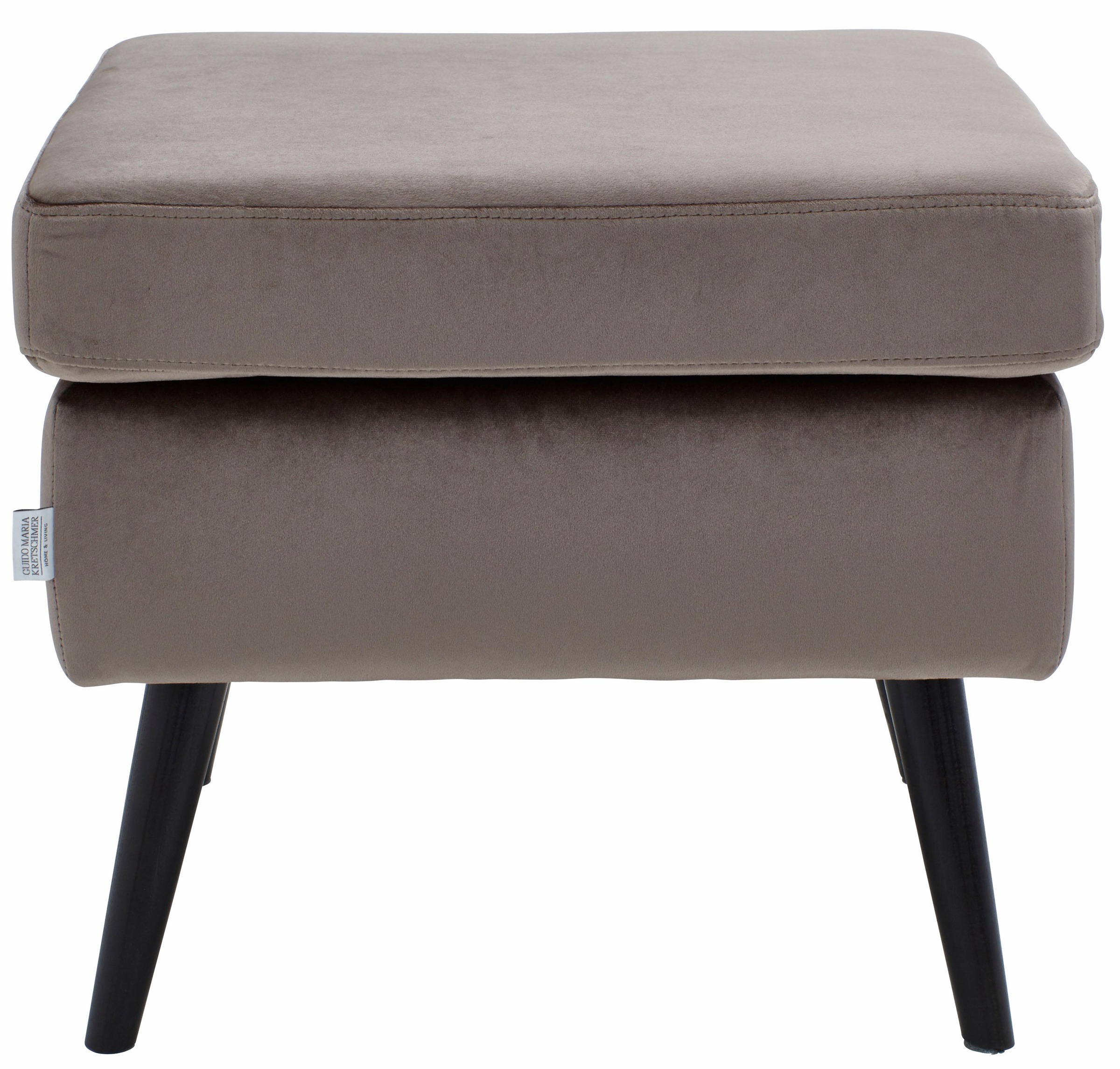 Home affaire Sessel »Salla auch in Fellimitat und Feincord, viele Bezugsarten, Ohrensessel« wahlweise mit oder ohne Hocker; großer Sessel: Maße B/T/H: 78/94/118cm