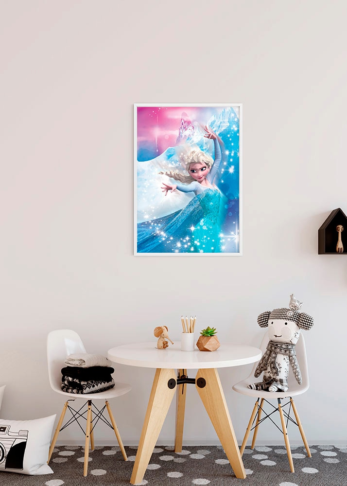 Komar Bild »Frozen 2 Elsa Action«, Disney, (1 St.), Wandbild zur Dekoration im Kinderzimmer - ohne Rahmen