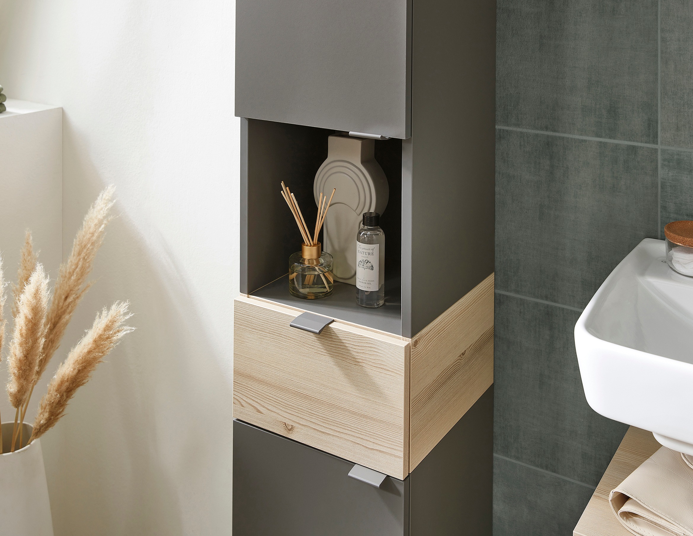 Thumbnail - Saphir Badmöbel-Set "Quickset 394" Komplett-Set, 3 Stk. tlg.