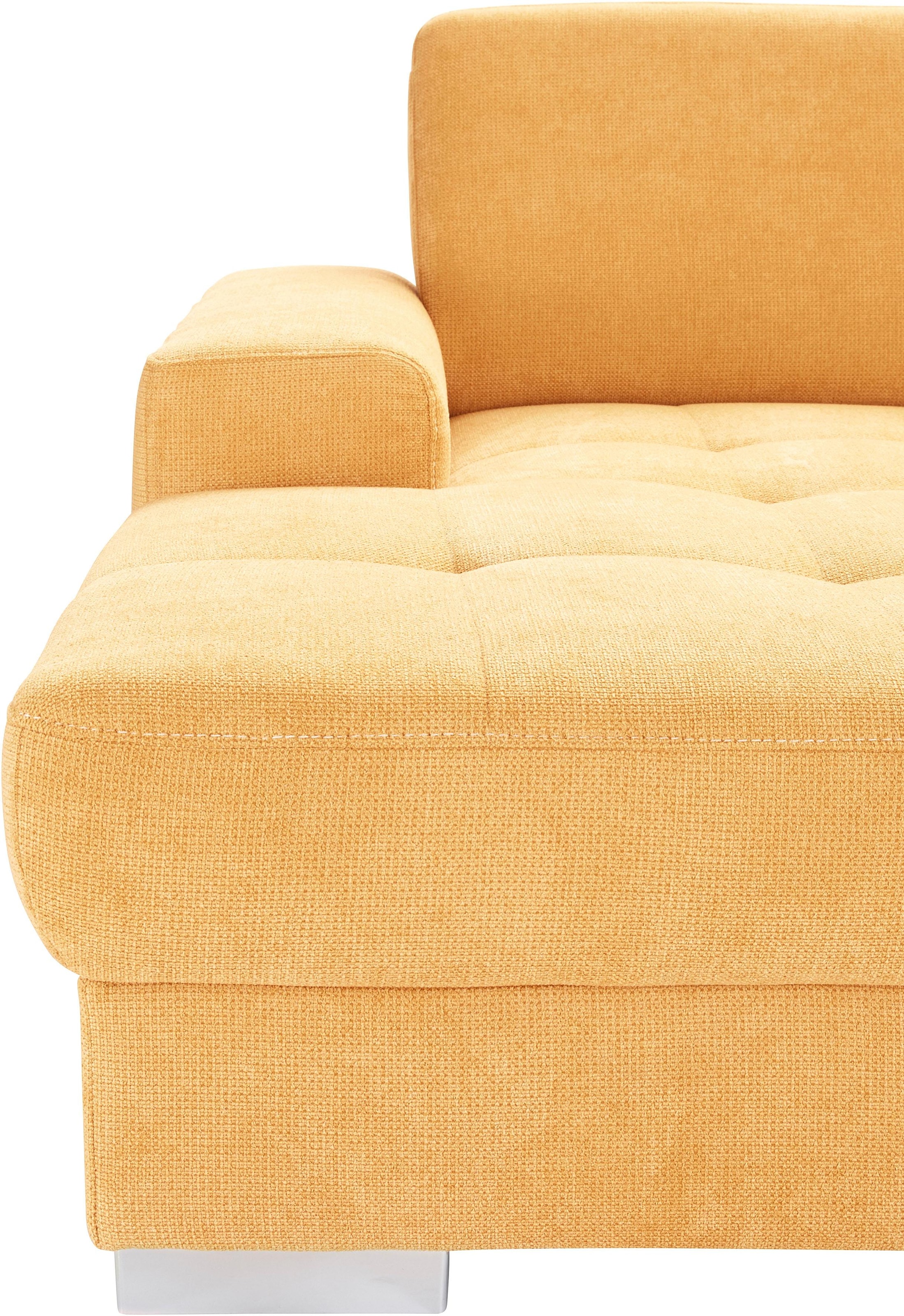 sit&more Wohnlandschaft »Santorini U-Form«, mit Federkern und Sitztiefenverstellung, wahlweise mit Bettfunktion