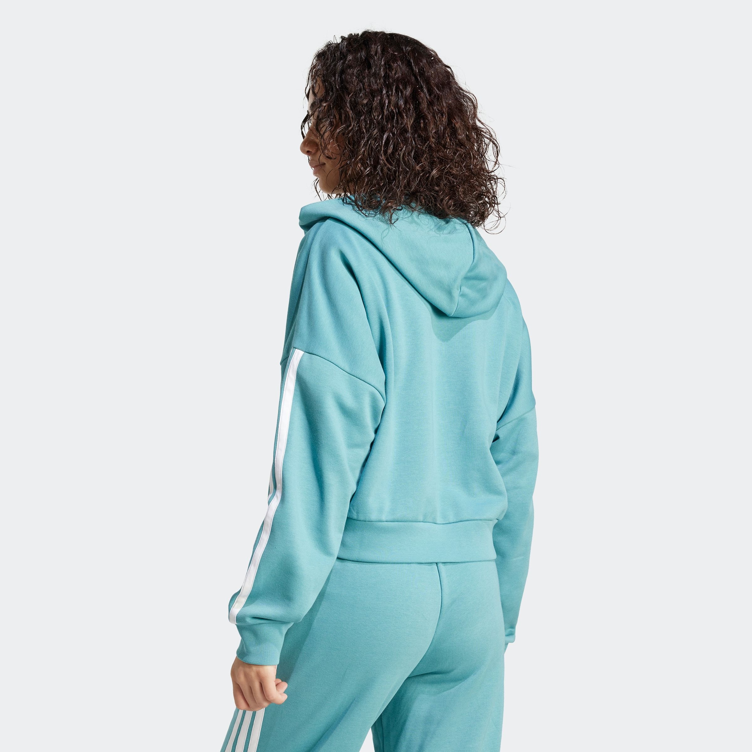 adidas Sportswear Kapuzensweatshirt "ESSENTIALS 3-STREIFEN FRENCH TERRY QUA günstig online kaufen