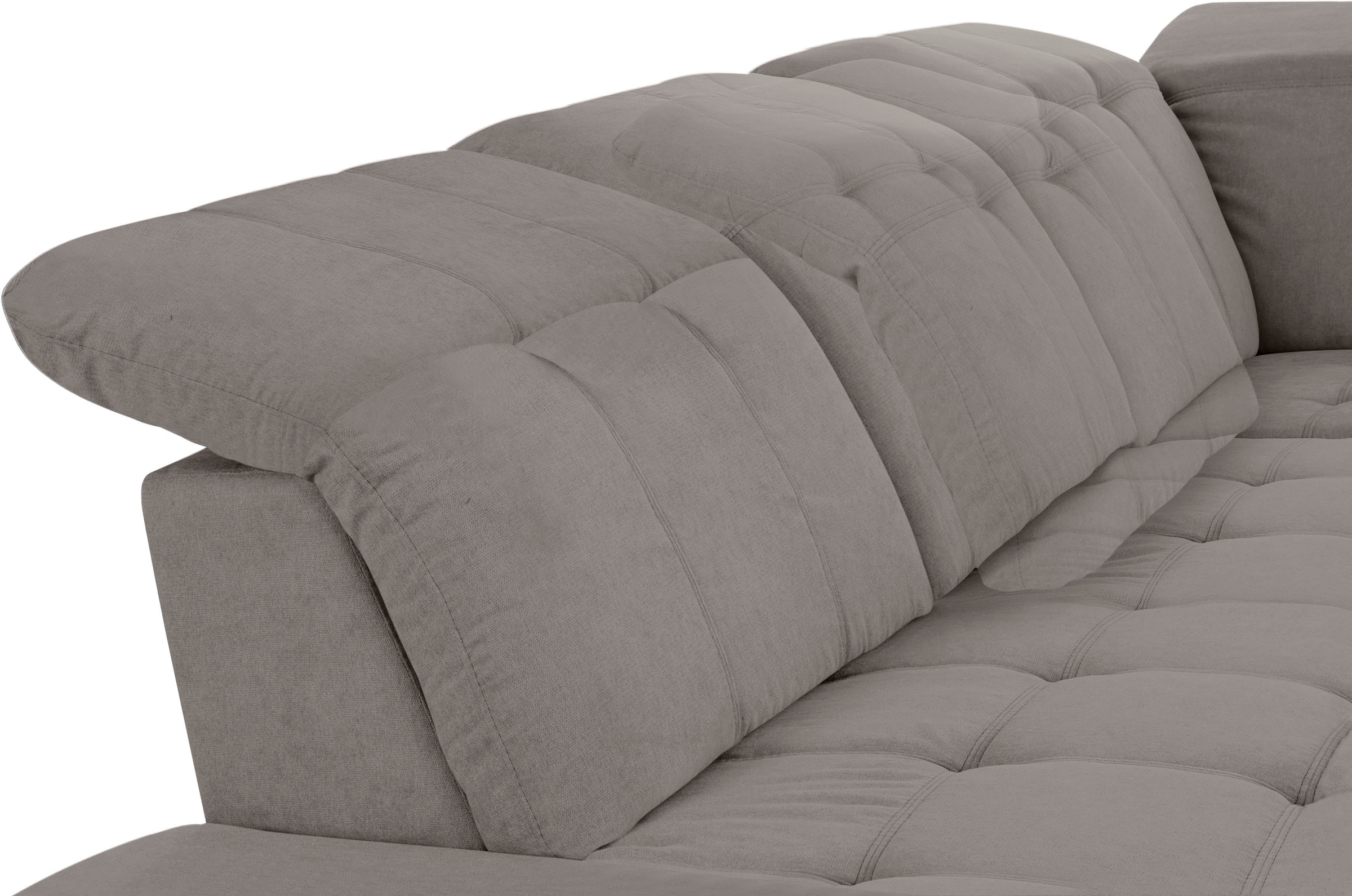 COTTA Ecksofa »Holiday L-Form mit Sitztiefen-, Armteil- und Kopfteilverstellung«, wahlweise mit Bettfunktion & Bettkasten