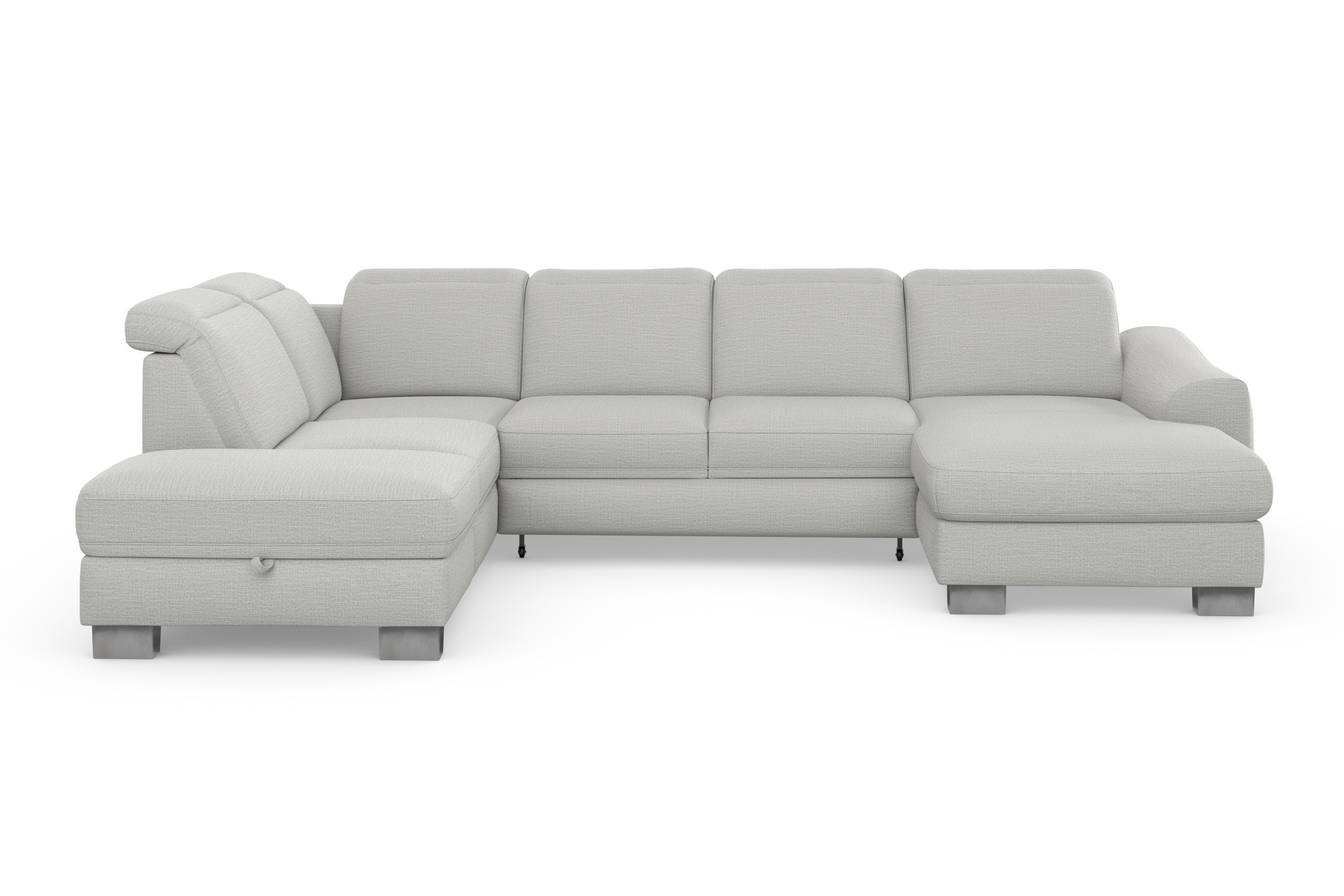 sit&more Wohnlandschaft "Dundee U-Form", mit Federkern und Edelstahlfüßen, günstig online kaufen