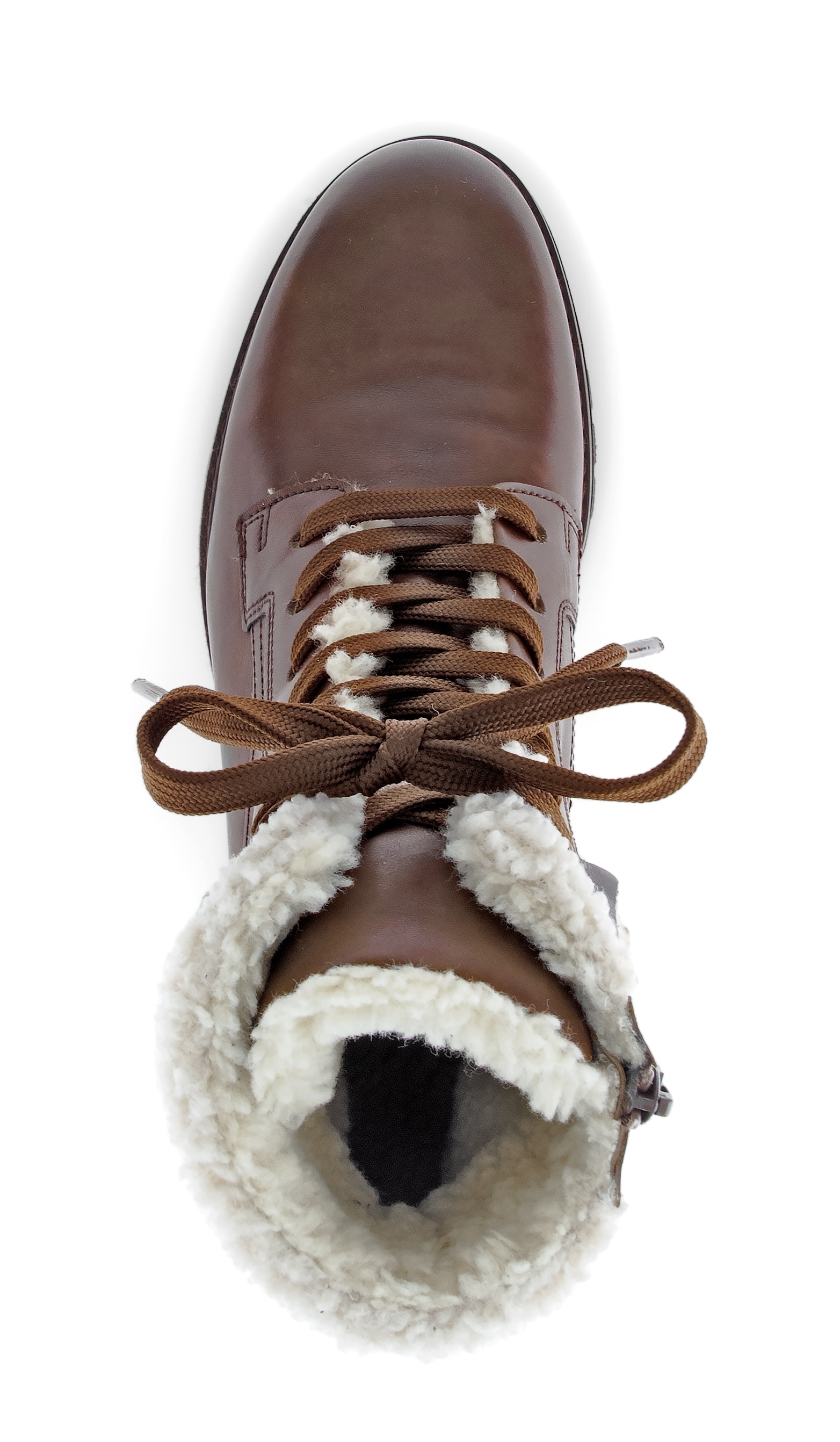 Gabor Winterstiefelette »GENUA«, Blockabsatz, Winterboots mit Teddyplüsch-Kragen, Weite G (= weit)