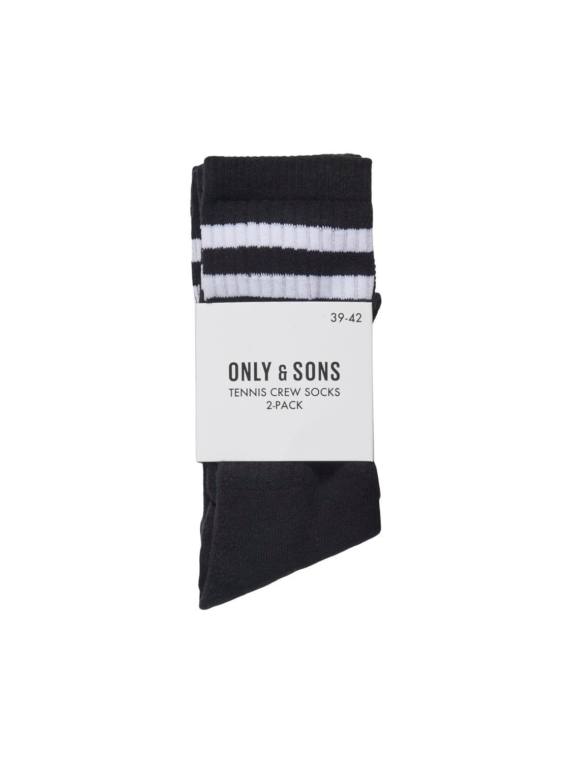 ONLY & SONS Freizeitsocken "ONSBASIC TENNIS SOCK 2 PACK NOOS" Packung, 2 Pa günstig online kaufen