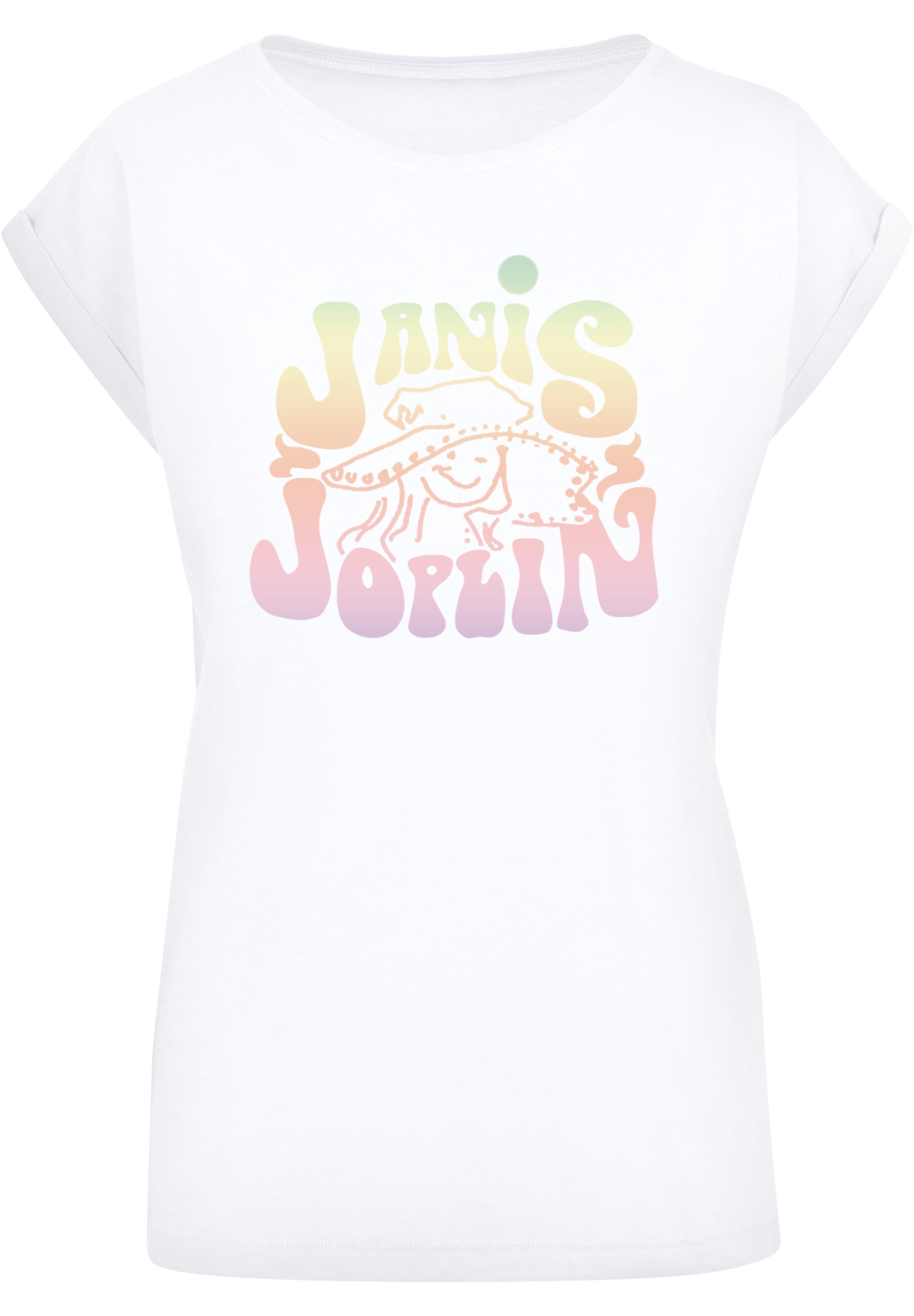 F4NT4STIC T-Shirt "Janis Joplin Pastel Logo", Print günstig online kaufen