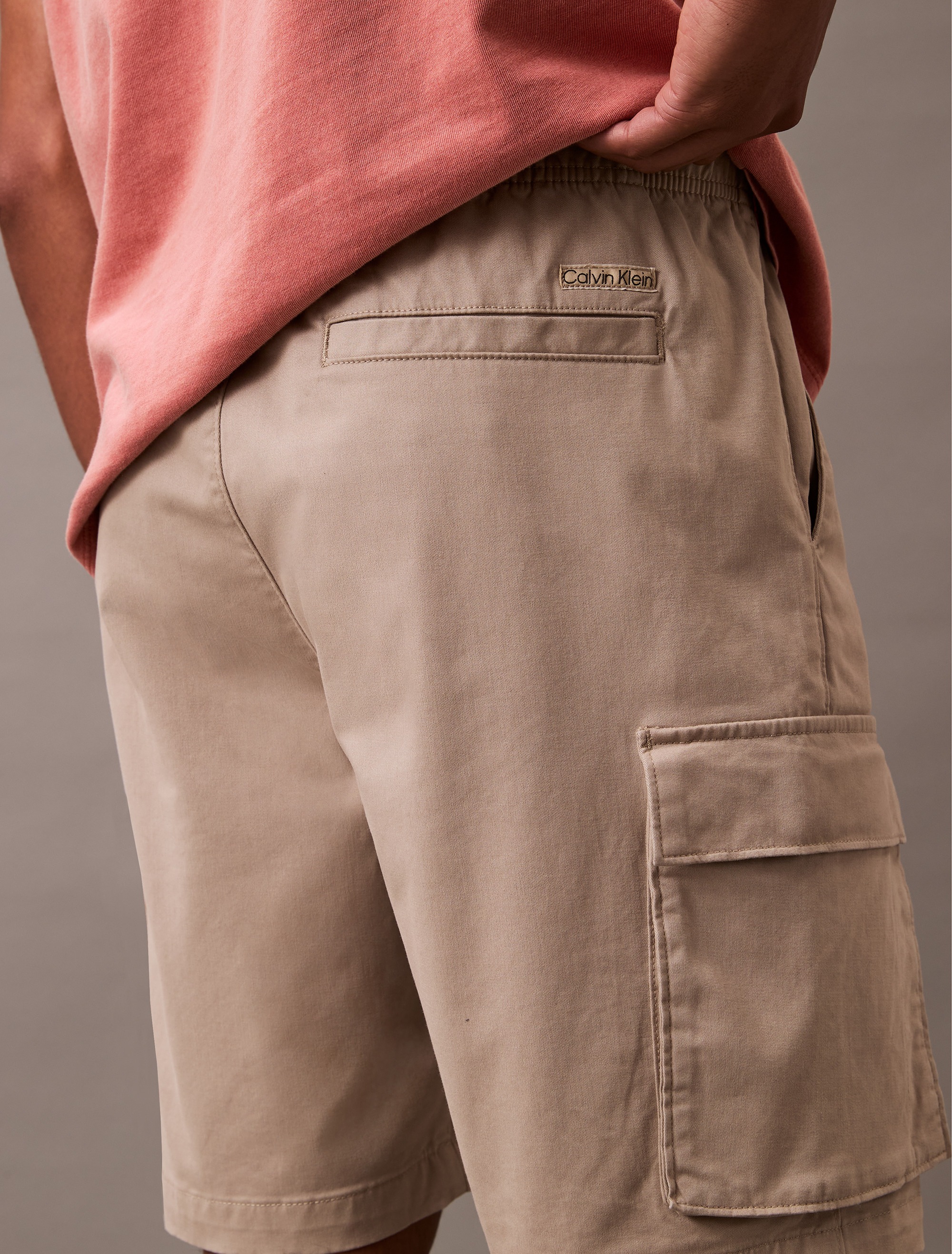 Calvin Klein Jeans Cargoshorts "9" COTTON PULL ON CARGO SHORT", Mit Gürtels günstig online kaufen