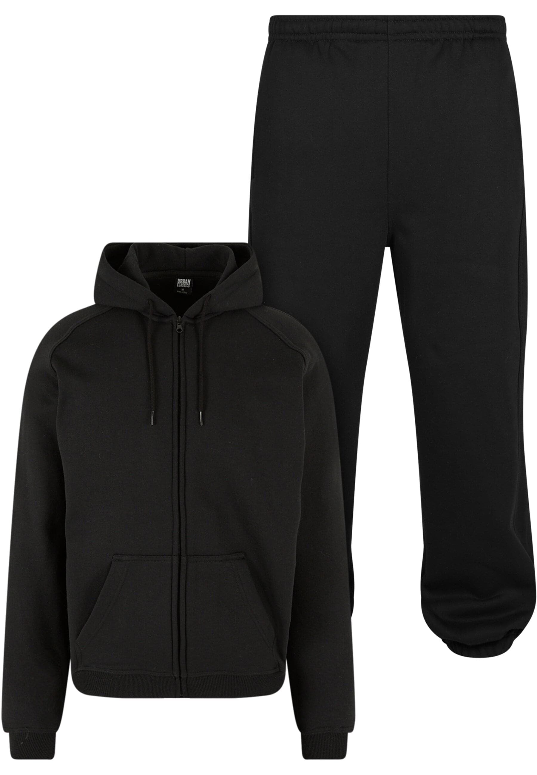 URBAN CLASSICS Trainingsanzug "Urban Classics Herren Blank Suit", (2 tlg.)