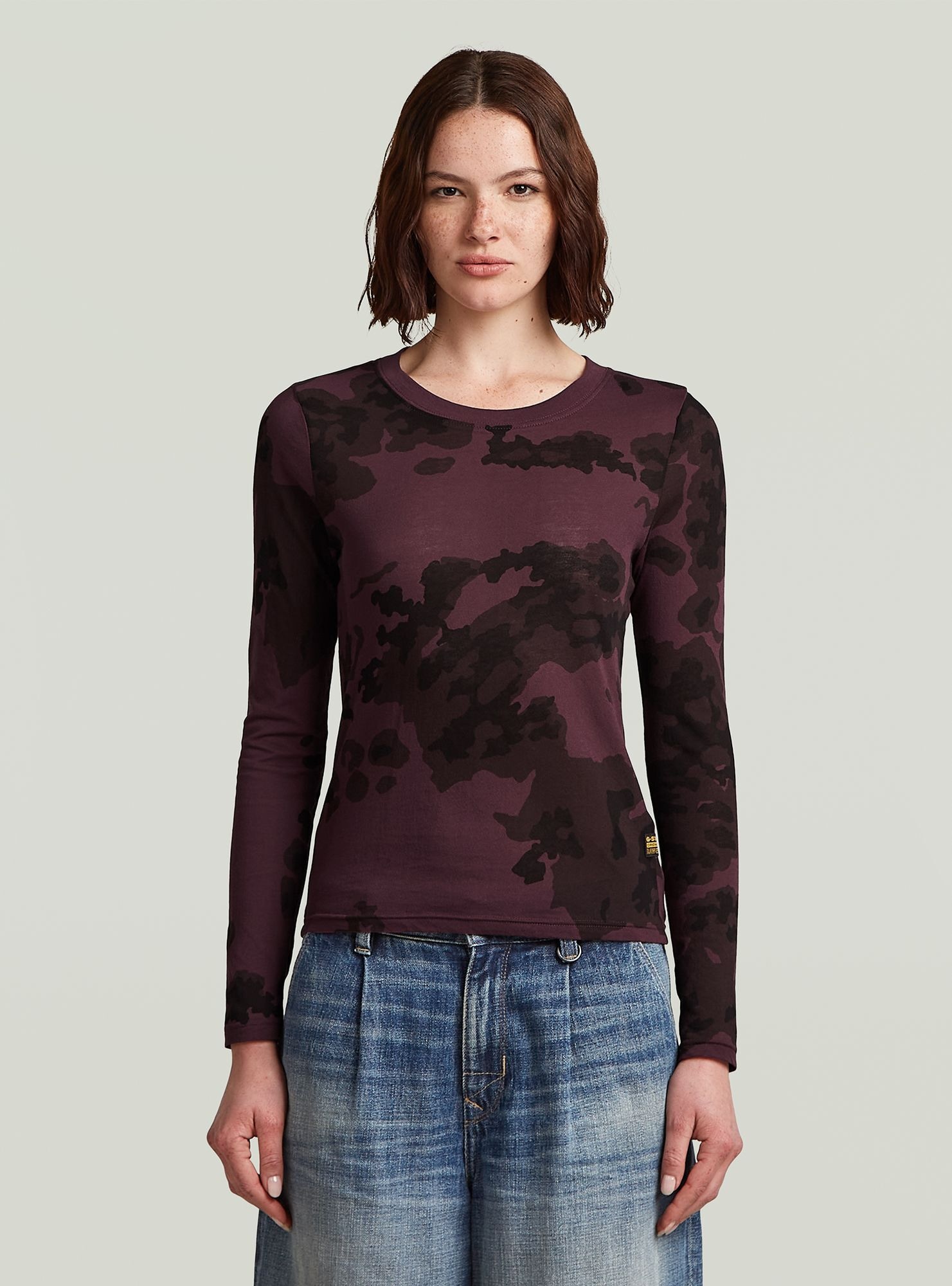 G-STAR T-Shirt "Allover Slim T-Shirt" günstig online kaufen