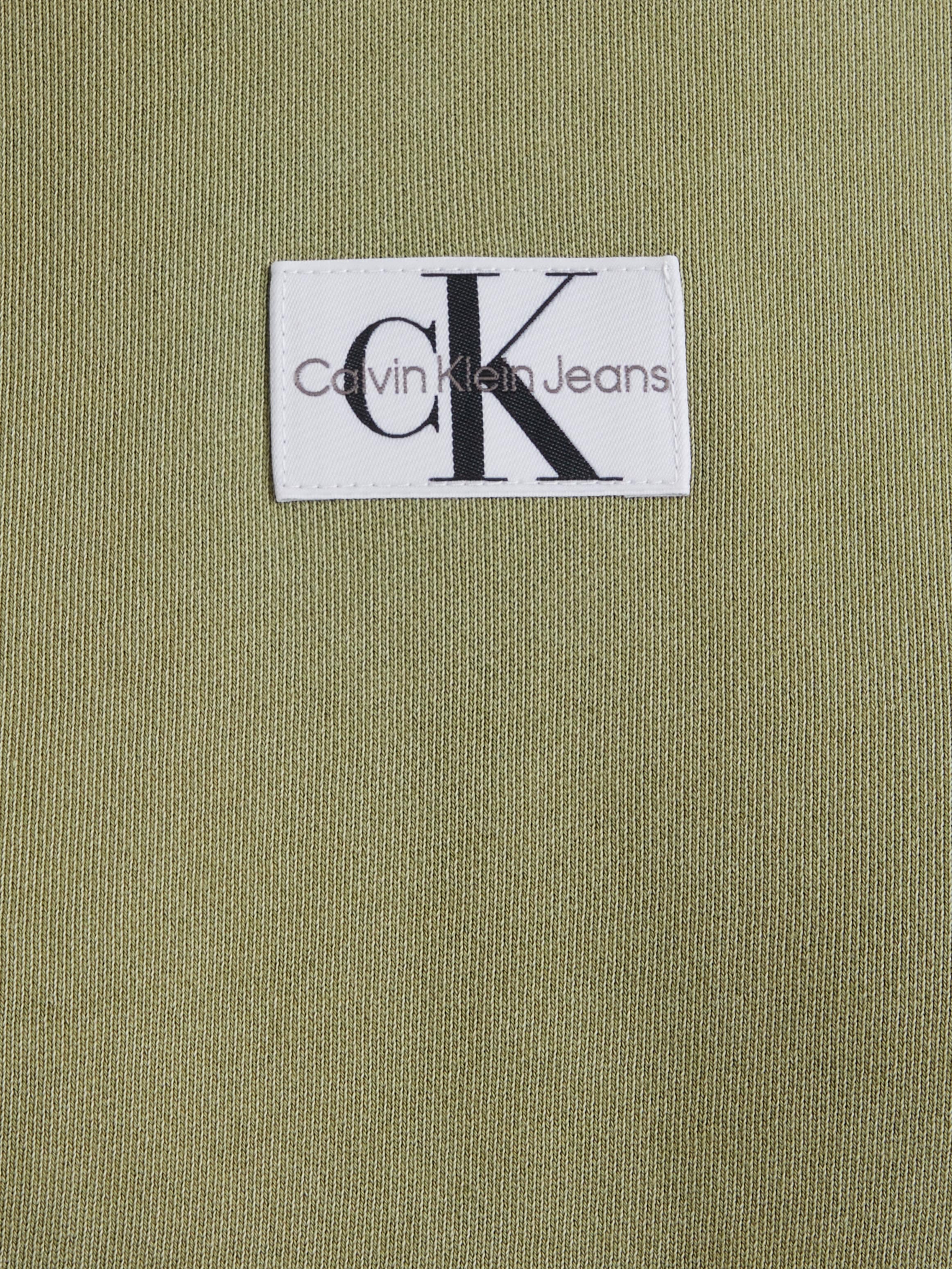 Calvin Klein Jeans »WASHED WOVEN LABEL HOODIE«, mit Logoschriftzug
