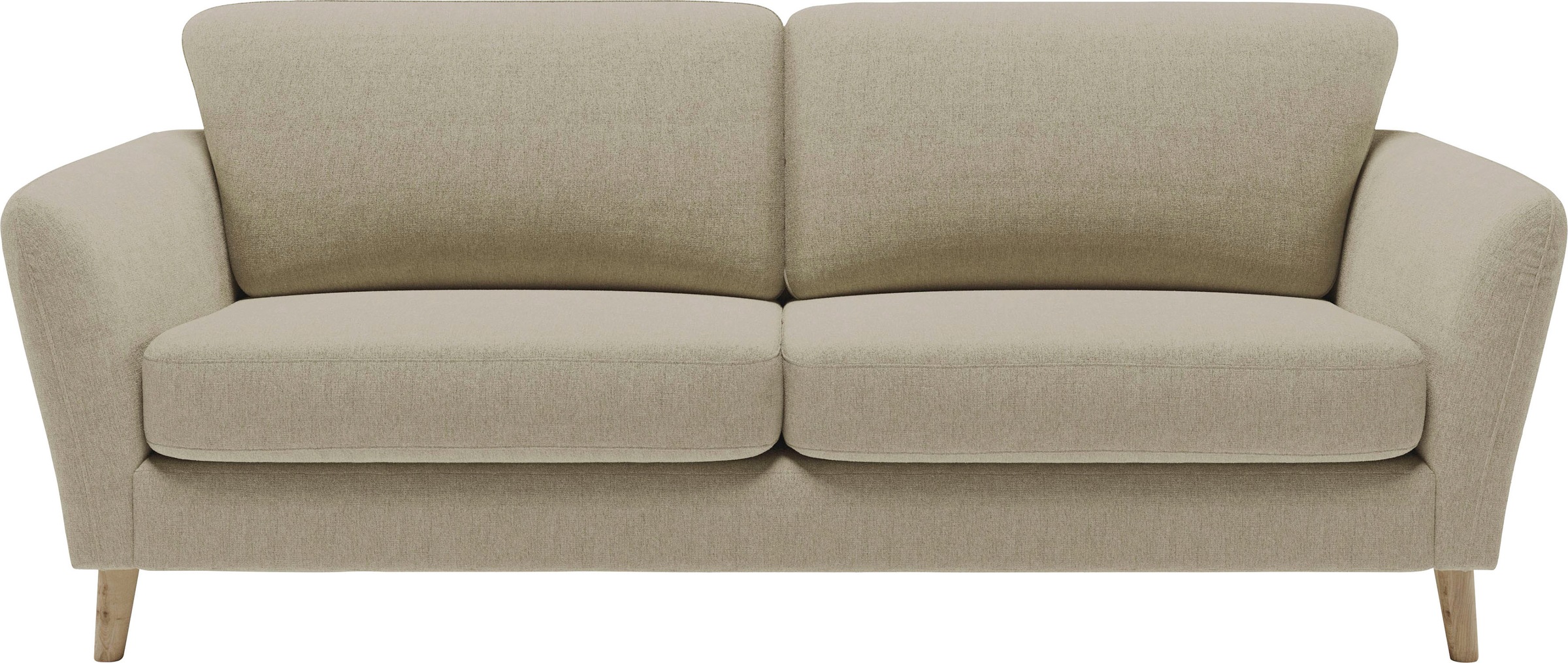 Home affaire 3-Sitzer "MARSEILLE 3er Sofa 206 cm, Cord, Flachgewebe, Strukt günstig online kaufen