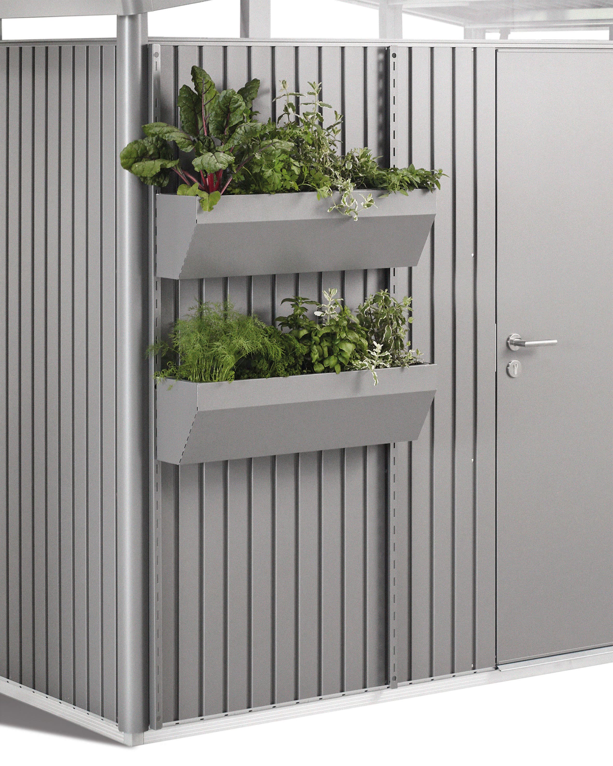 Biohort Blumenkasten "FLORABOARD für Gerätehaus Neo, verschiedene Farben" 82x25x188 cm
