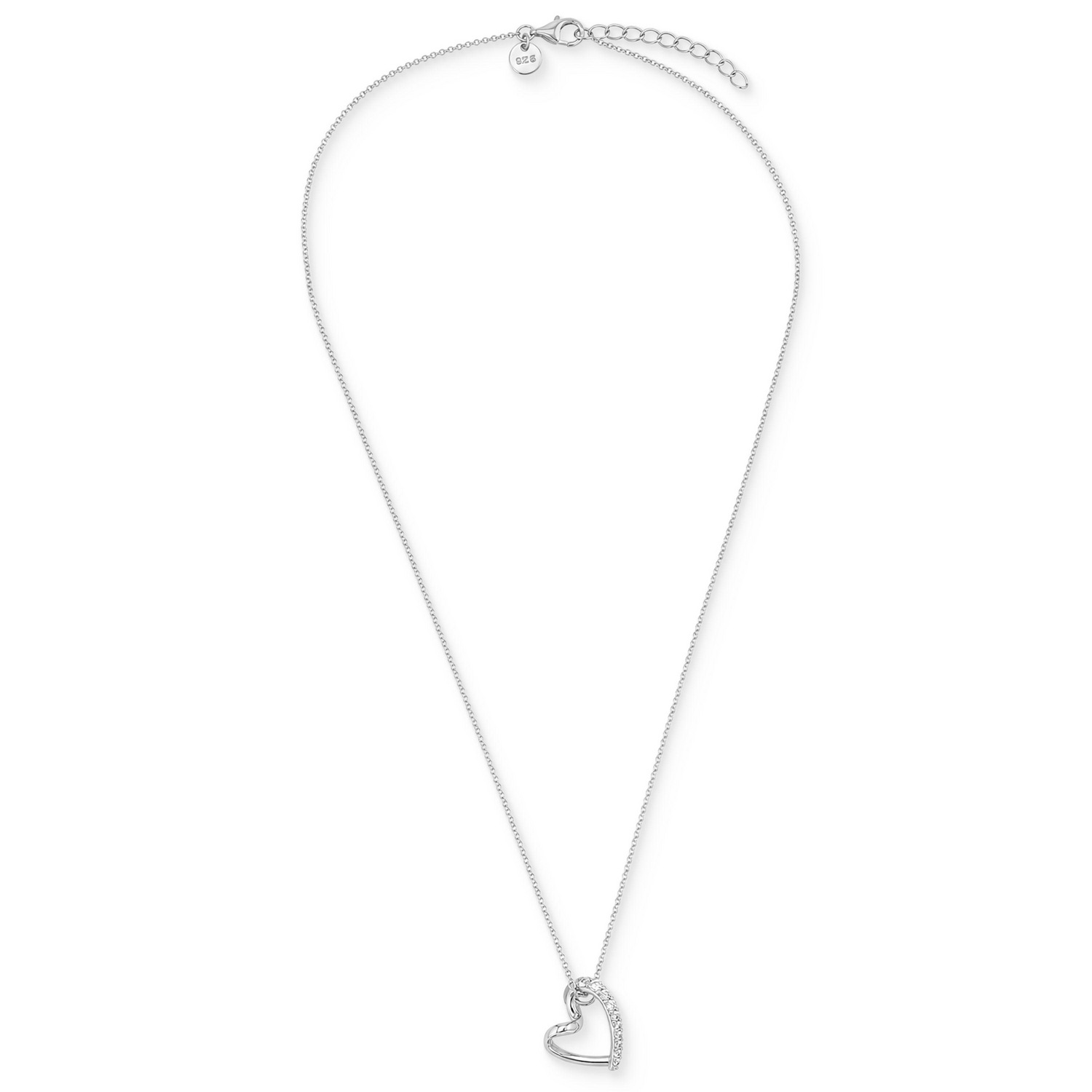 TOM TAILOR Kette mit Anhänger »Herz« mit Zirkonia (synth.)