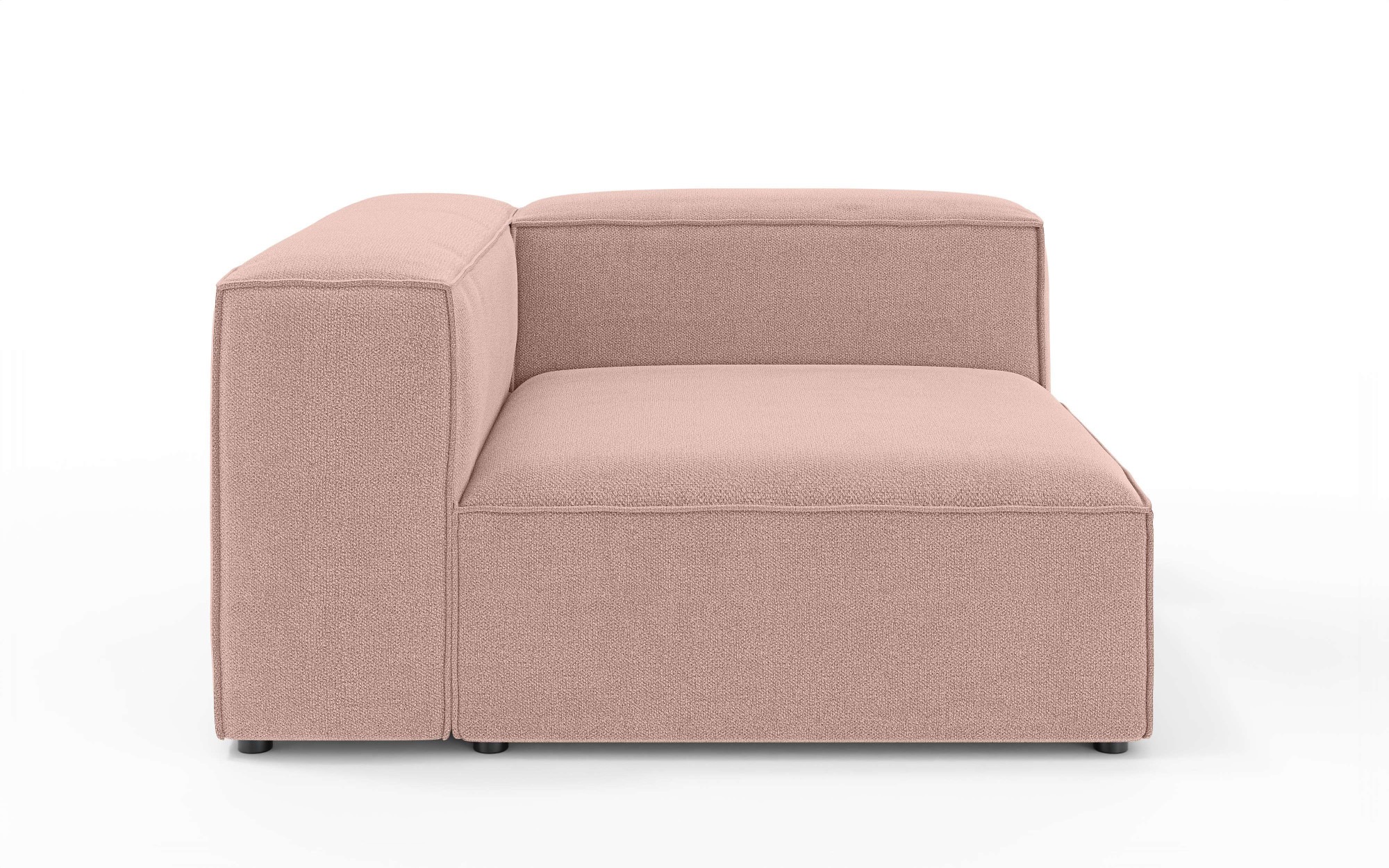 OTTO home Ottomane "HAILY links/rechts bestellbar, Loungemöbel, Maße B/T/H: 130/130/72 cm" als Modul oder separat verwendbar, für individuelle Zusammenstellung