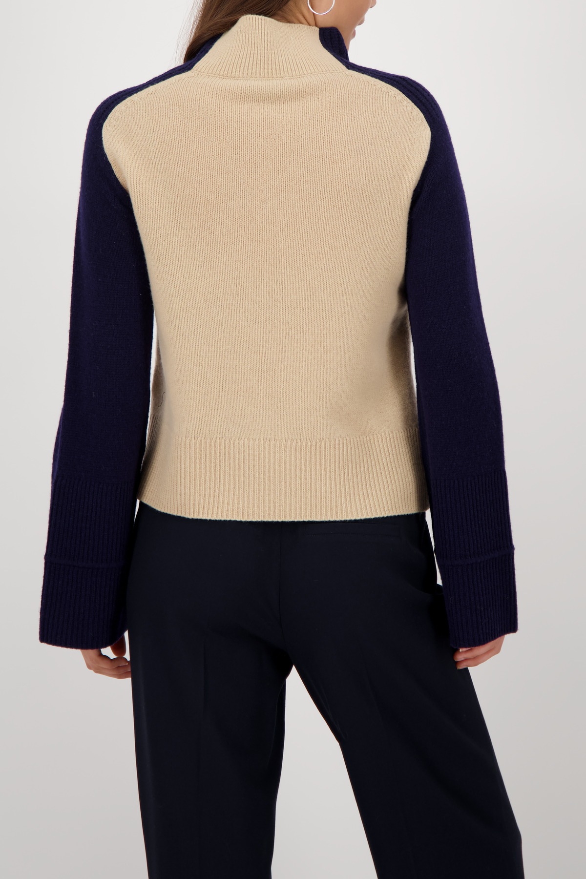 Monari Strickpullover "Pullover Colorblock", Regular fit mit Rundhalsaussch günstig online kaufen