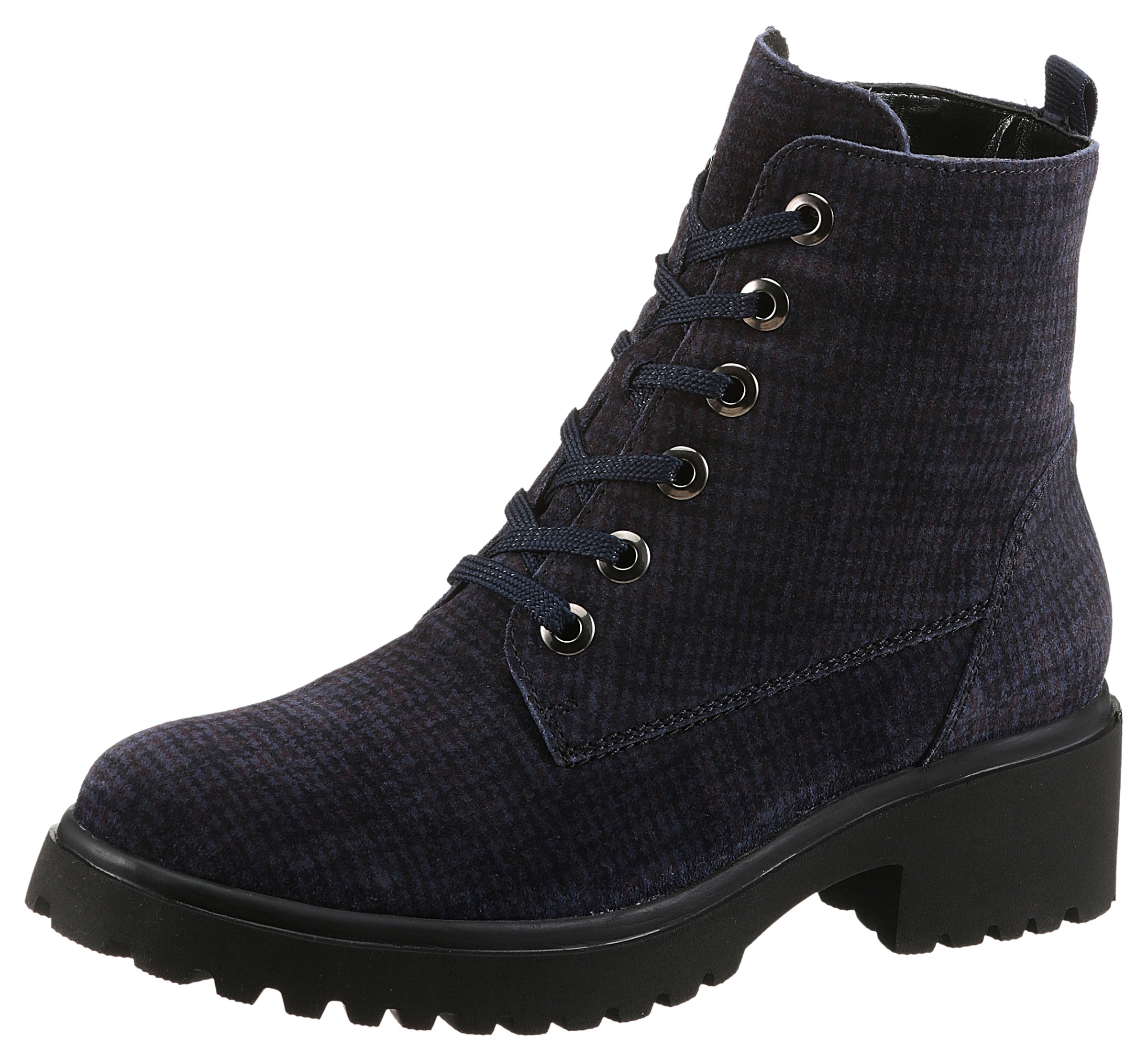 Waldläufer Schnürstiefelette "H-LUISE" Schnürboots, Profilsohle, Blockabsat günstig online kaufen