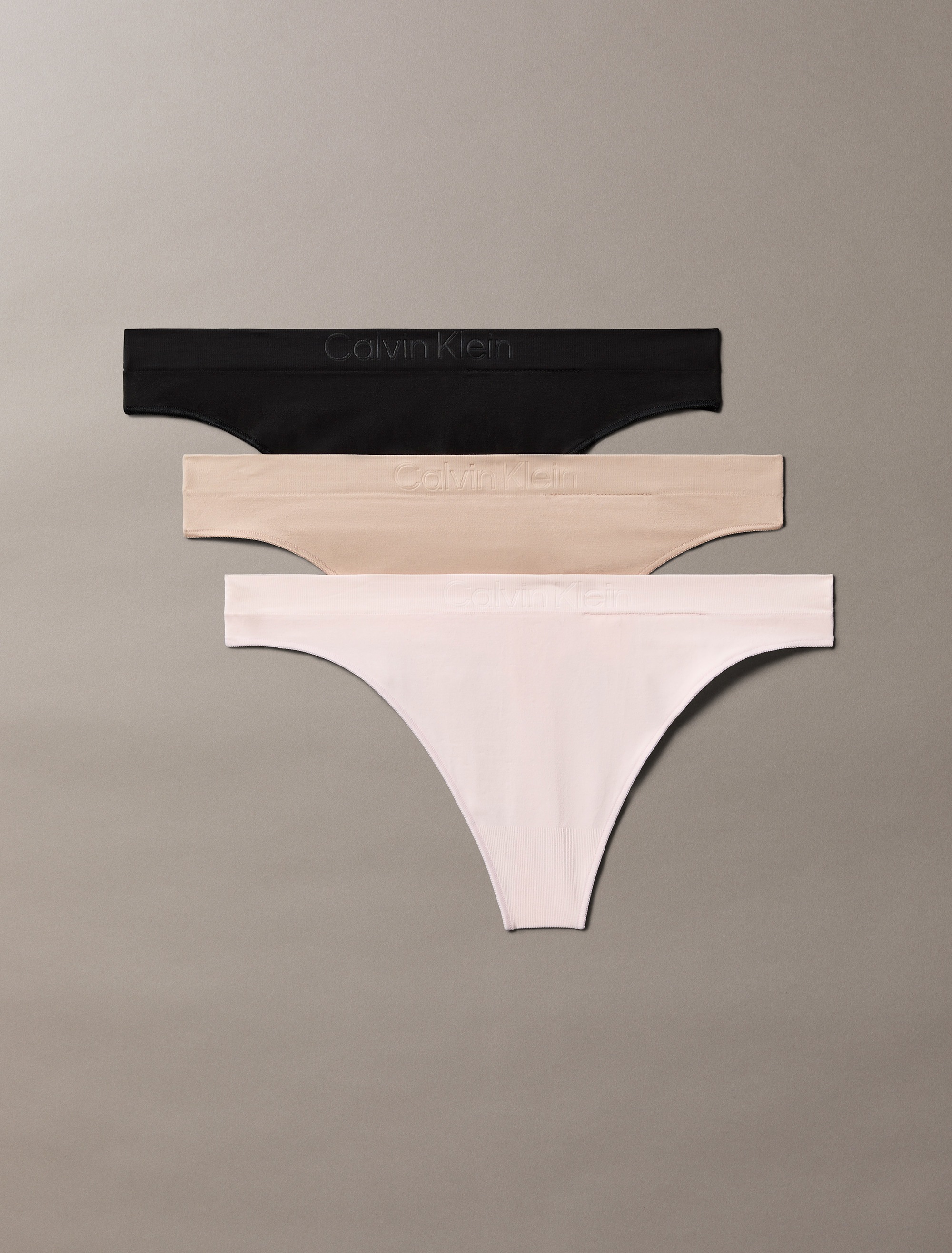 Calvin Klein Underwear Tanga "THONG 3 PK", (Packung, 3 St.), Mit geradem Ab günstig online kaufen