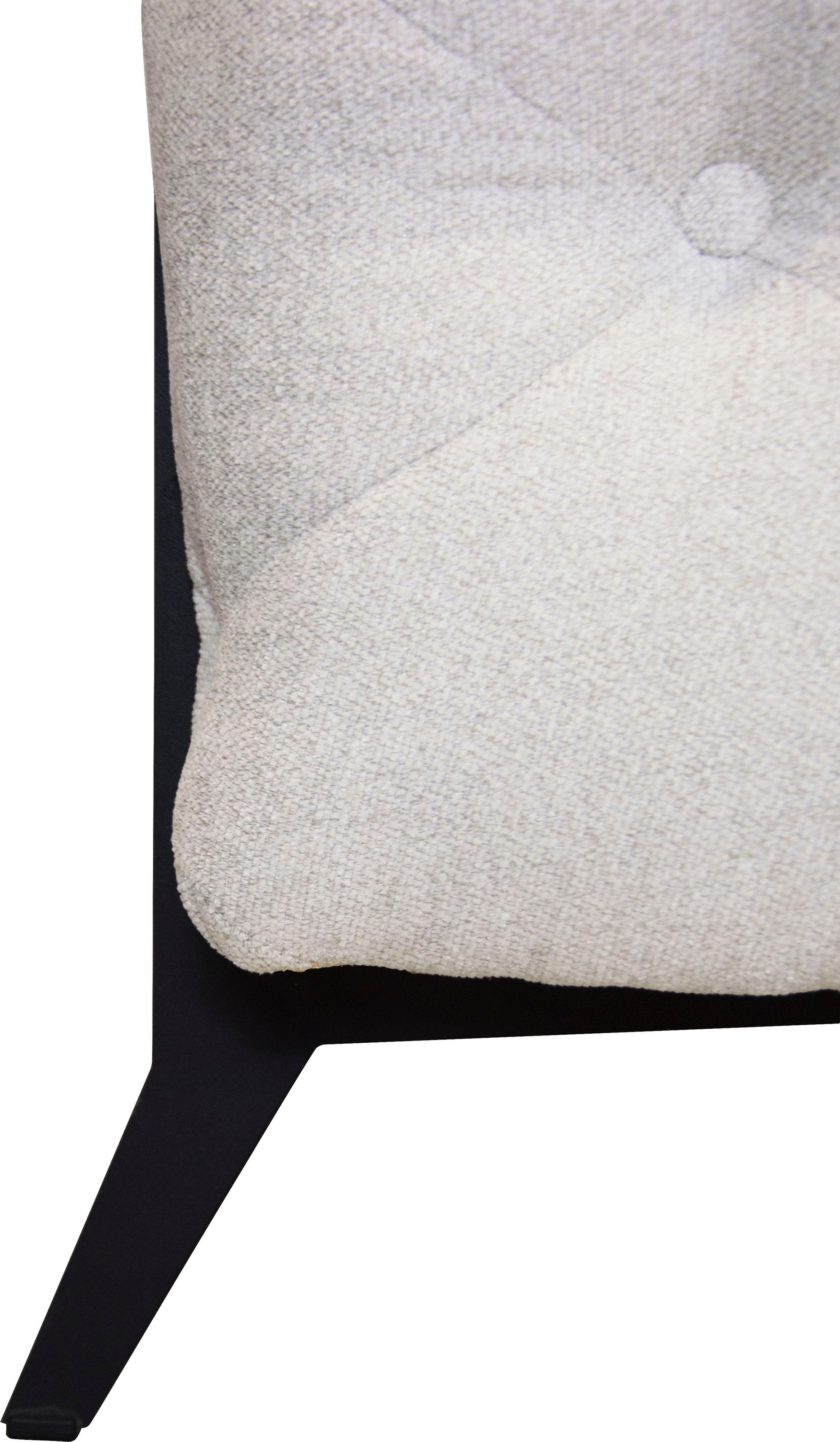Leonique Chesterfield-Sofa »Amaury L-Form«, moderne Chersterfield-Optik, Breite 262 cm, Fußfarbe wählbar