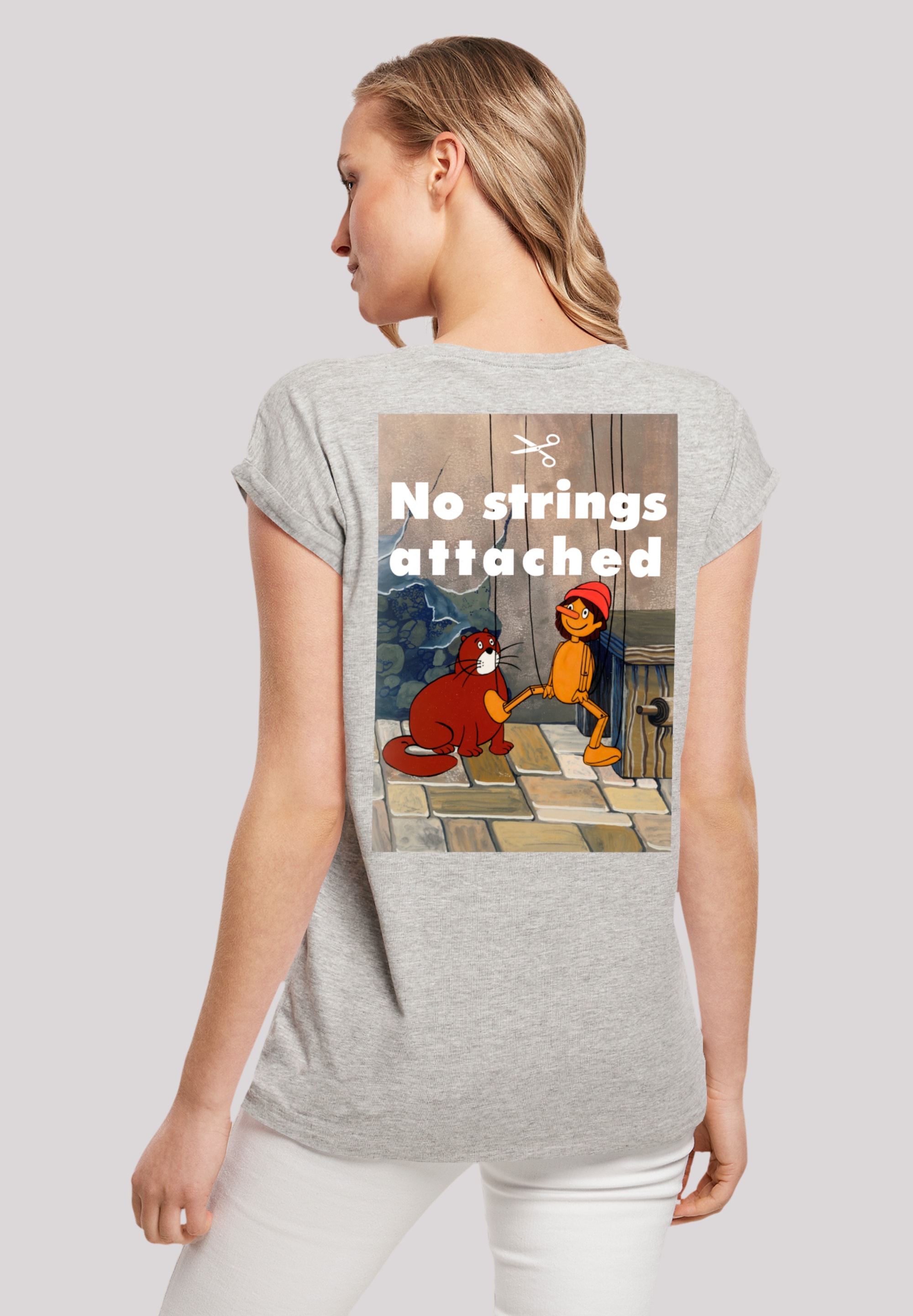 F4NT4STIC T-Shirt "Pinocchio No Strings Attached", Retro, Heroes of Childho günstig online kaufen