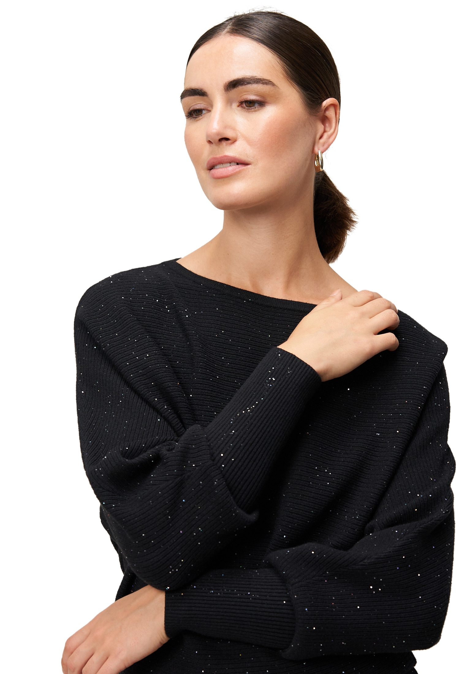 Zero Strickkleid »Damen mit Pailletten« Ohne Tasche Pailletten