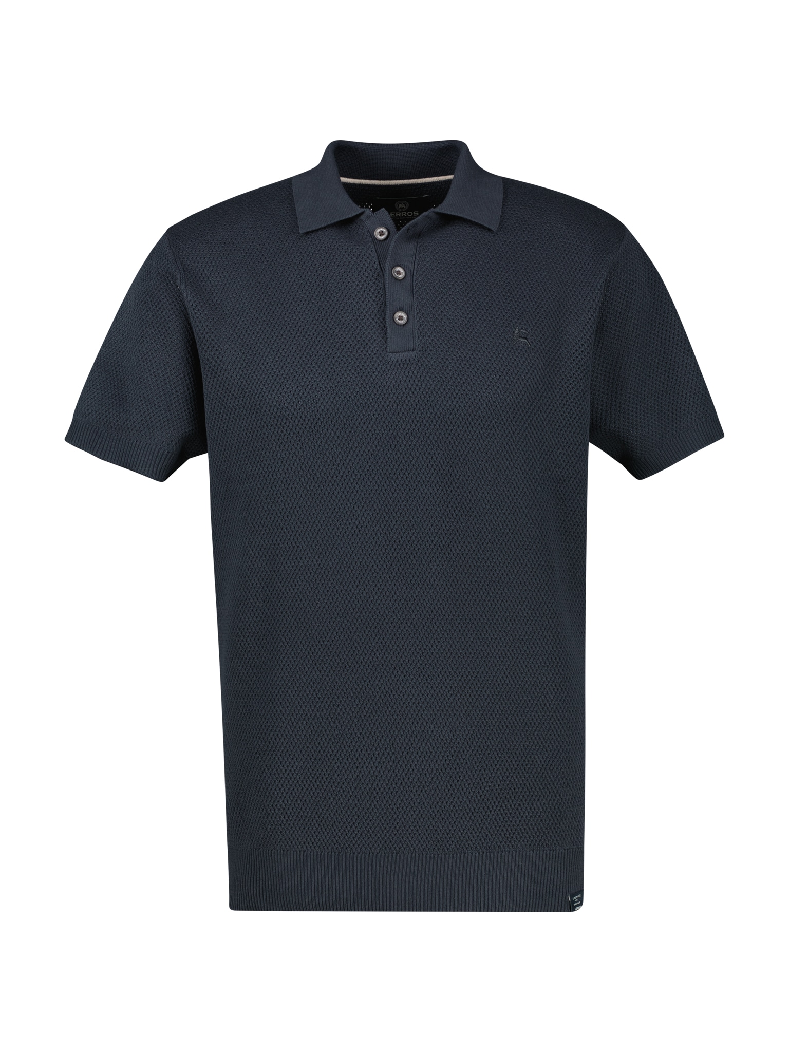 LERROS Poloshirt mit Strick-Struktur