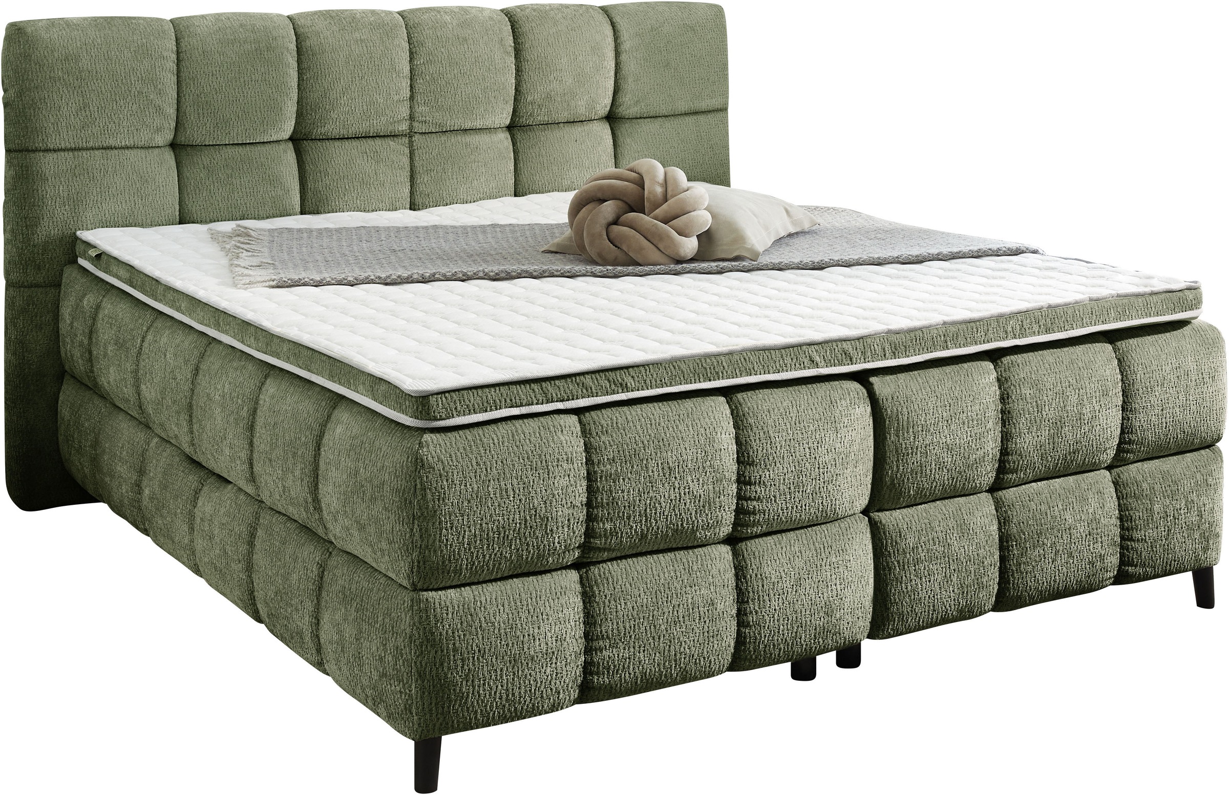 Jockenhöfer Gruppe Boxbett »Molly in der Breite 180cm, inkl. Bettkasten« 7-Zonen-TTFK-Matratze, Kaltschaum-Topper, verschiedenen Farben