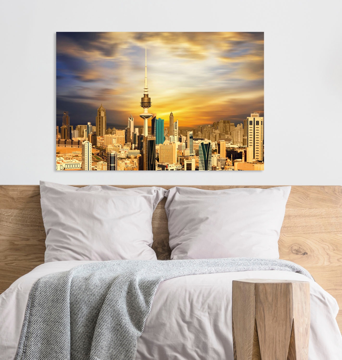 queence Acrylglasbild "Skyline" Gebäude  Skyline  Städte Fine Art-Print in günstig online kaufen