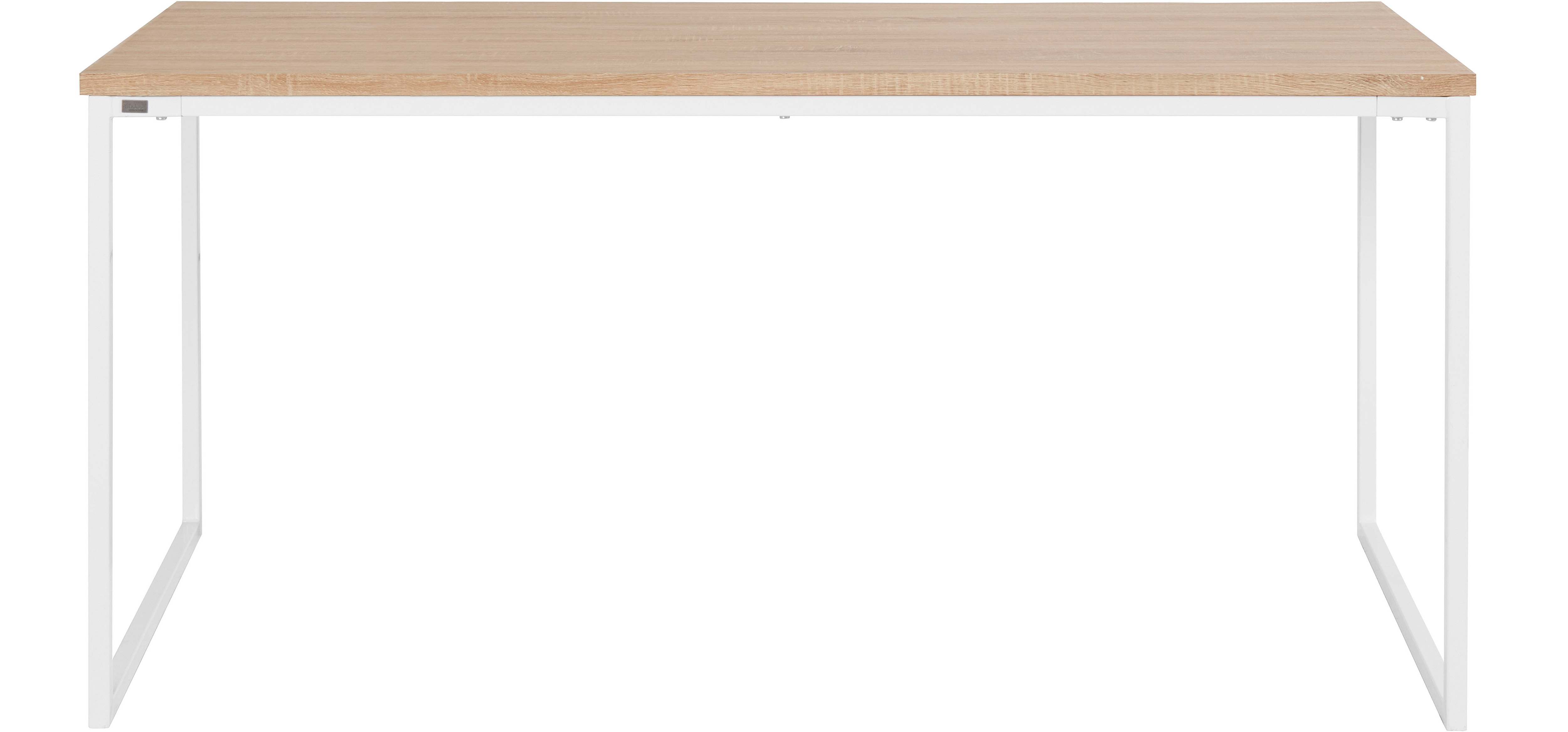 OTTO home Esstisch "Hulsig" 1 Stk. tlg. mit Tischplatte in einer Holzoptik und fühlbare Struktur, Höhe 76 cm
