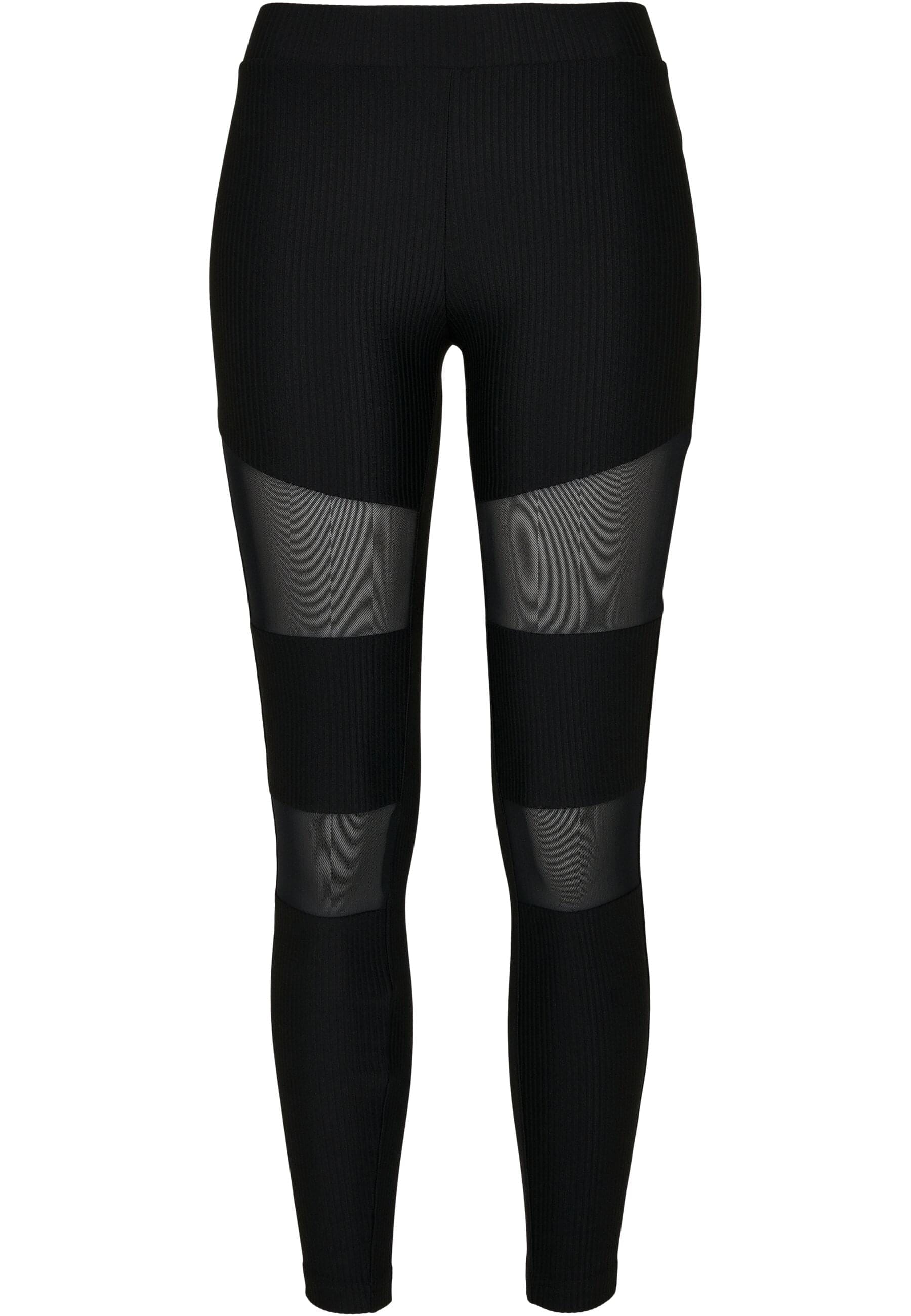 URBAN CLASSICS Leggings "Urban Classics Damen Ladies Tech Mesh Rib Leggings", (1 tlg.)